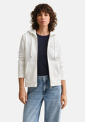 Zip-up sweatshirt - eggshell