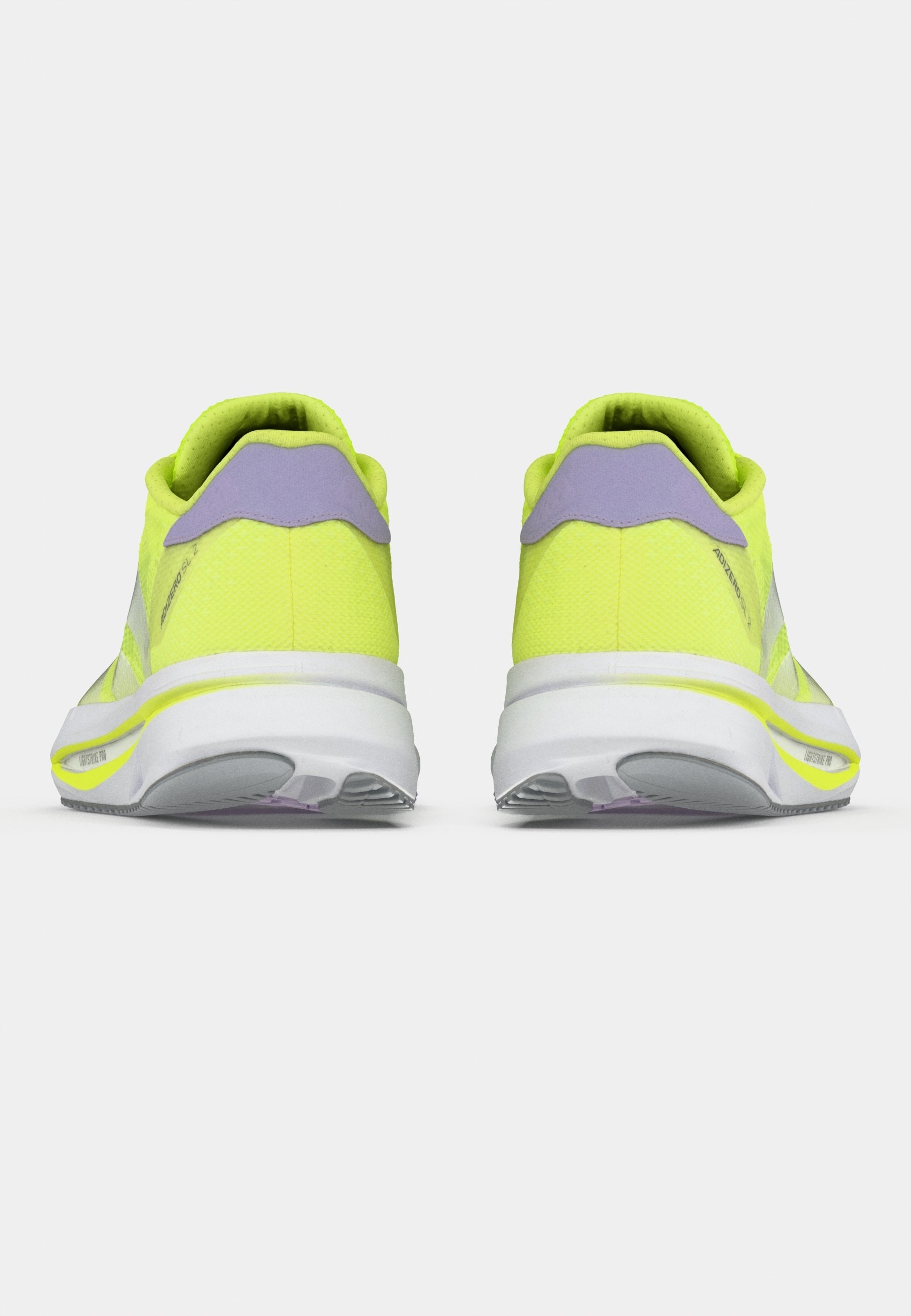 ADIZERO SL2 - Yol koşu ayakkabıları - solar yellow/footwear white/powder plum