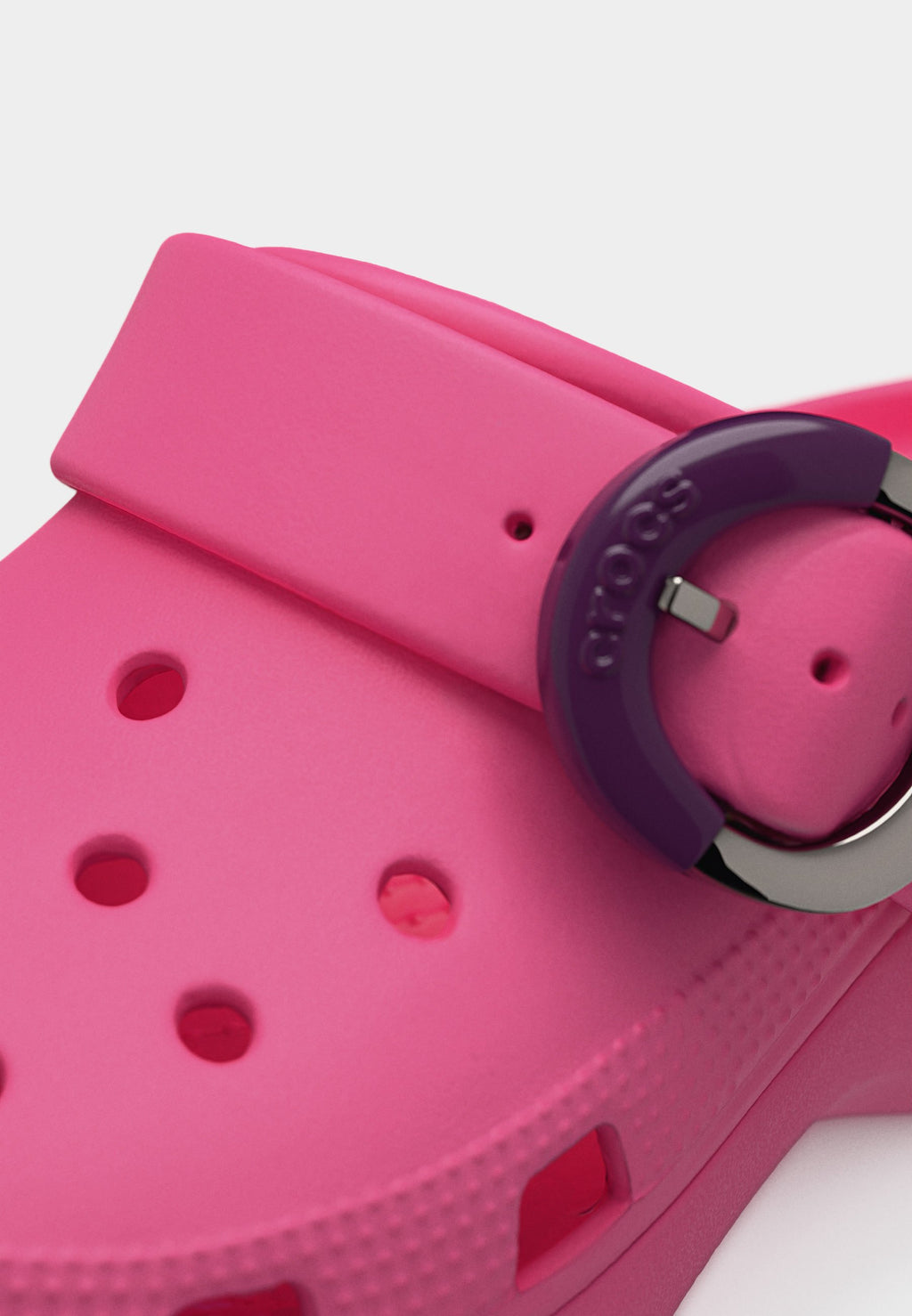 CLASSIC PLATFORM BUCKLE - Mules - pink lemonade