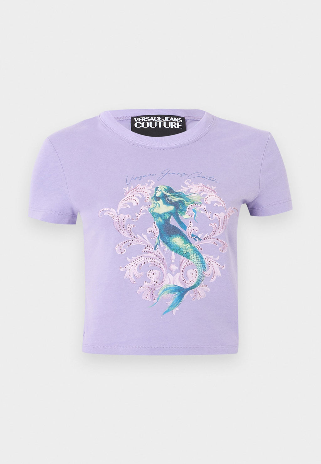 CROP MERMAID - Print T-shirt - lilac