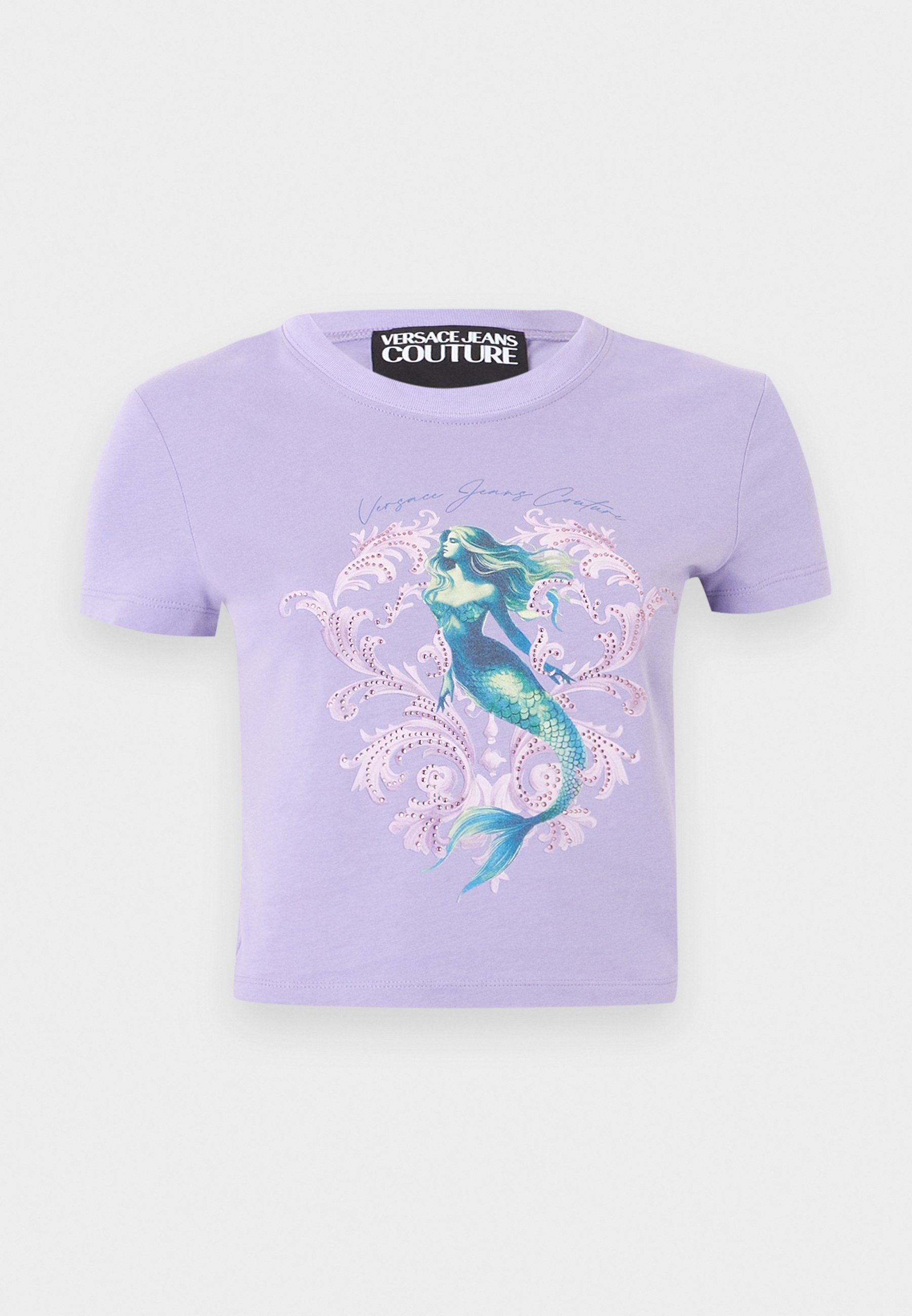 CROP MERMAID - Print T-shirt - lilac