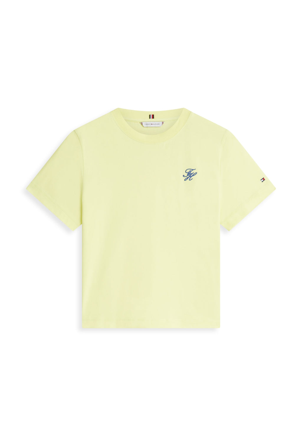 T-SHIRT RAS-DU-COU EN JERSEY BRODÉ DU LOGO - T-shirt basique - fluro délavé