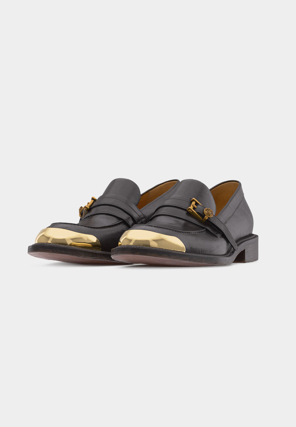 LOAFERS - Slip-ons - ebano/gold-coloured