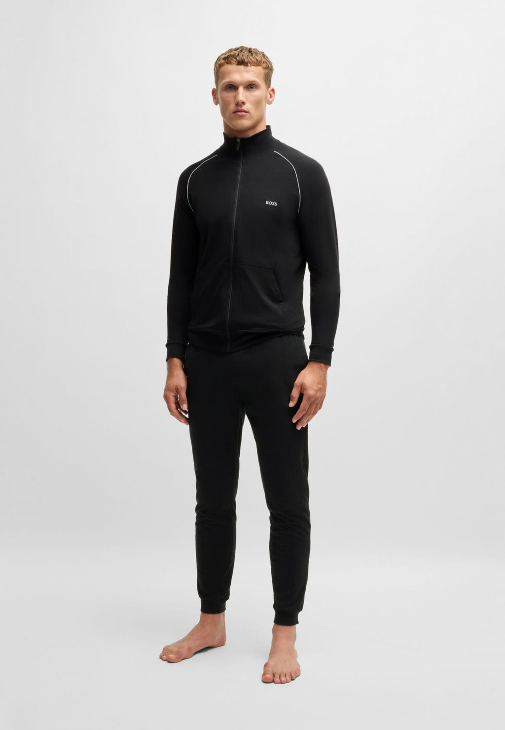 MIX & MATCH ZIPPER , STRETCH - Zip-up sweatshirt - schwarz