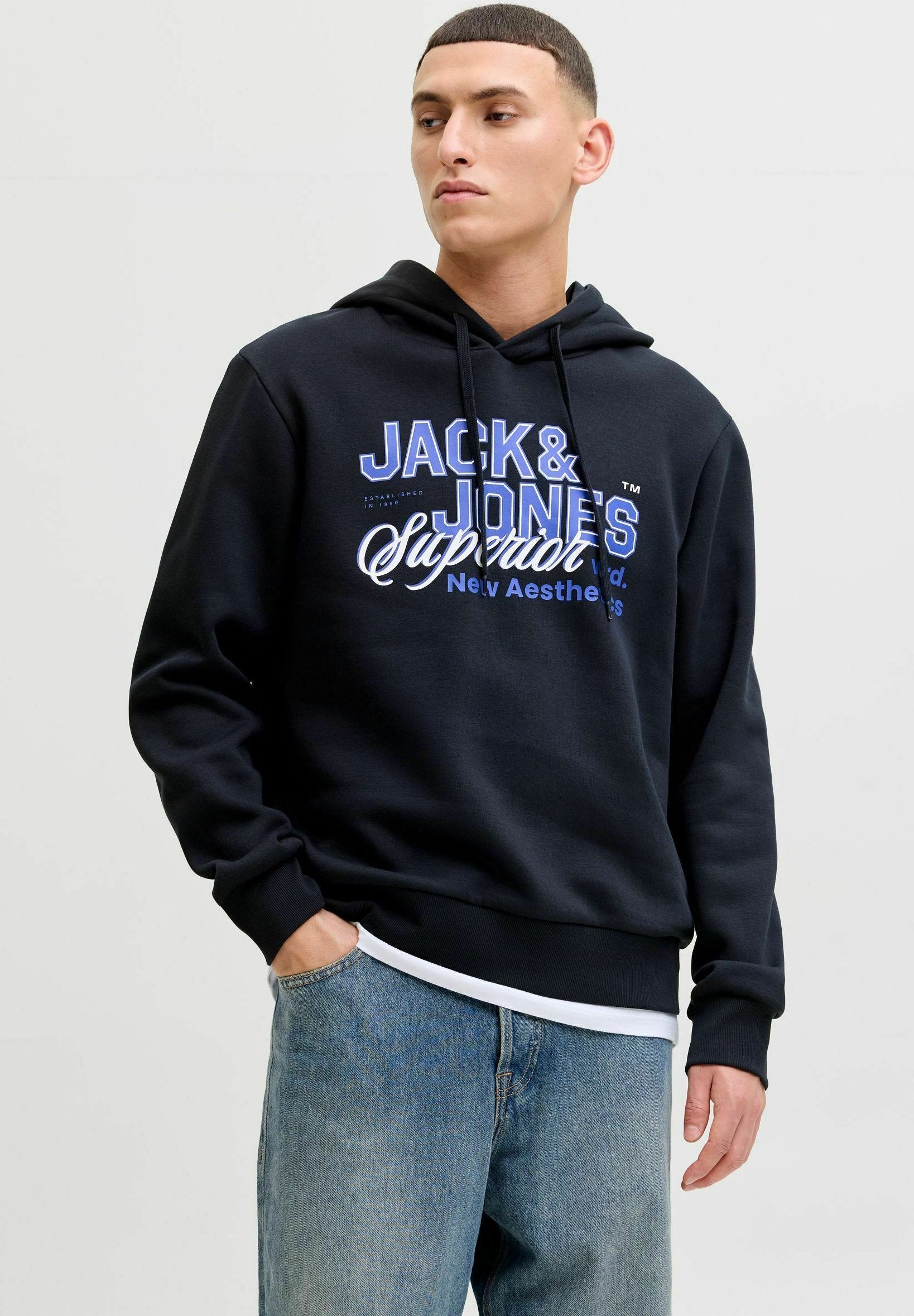 Logo - Hoodie - navy blazer