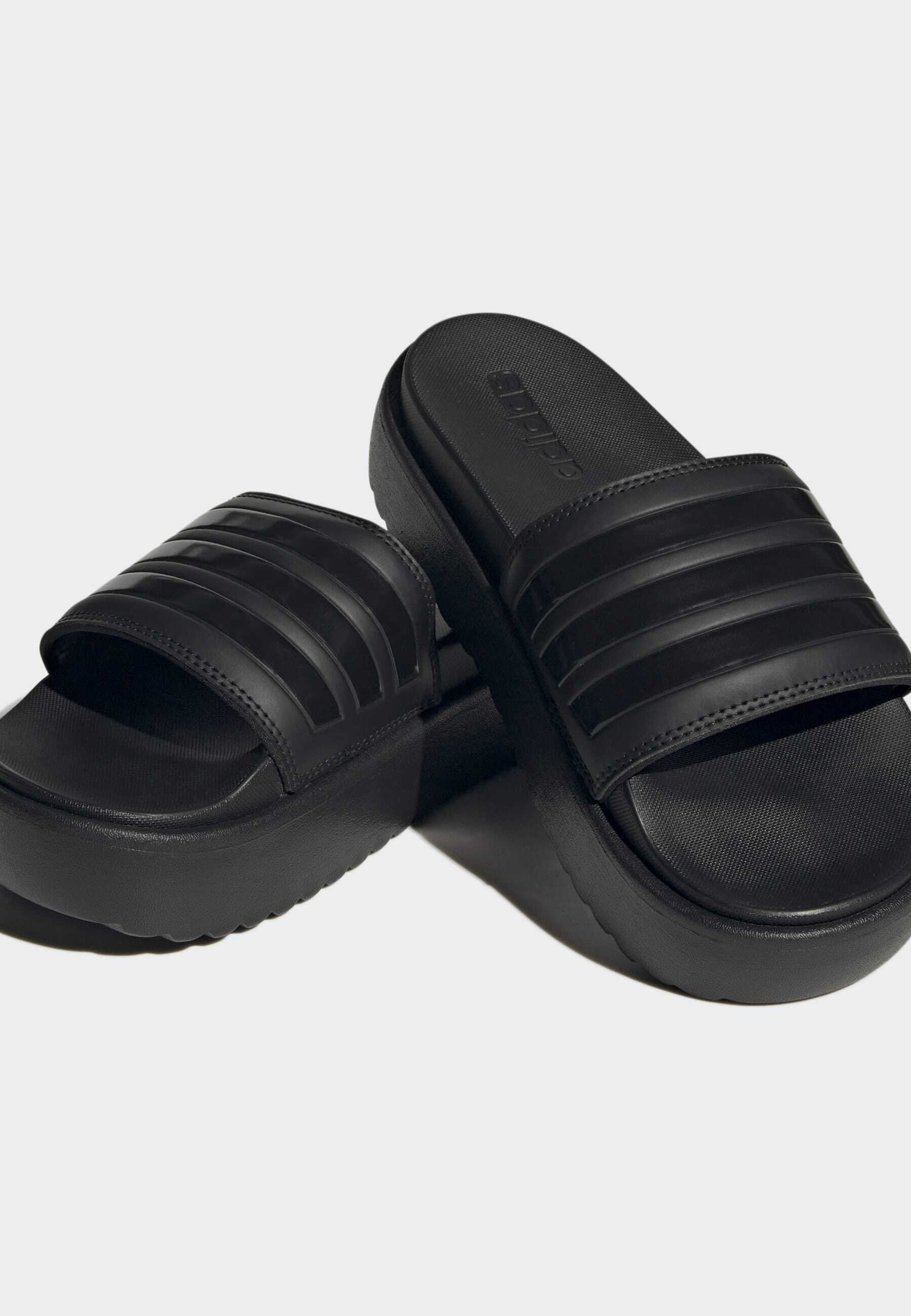 ADILETTE - Pool slides - core black   core black   core black