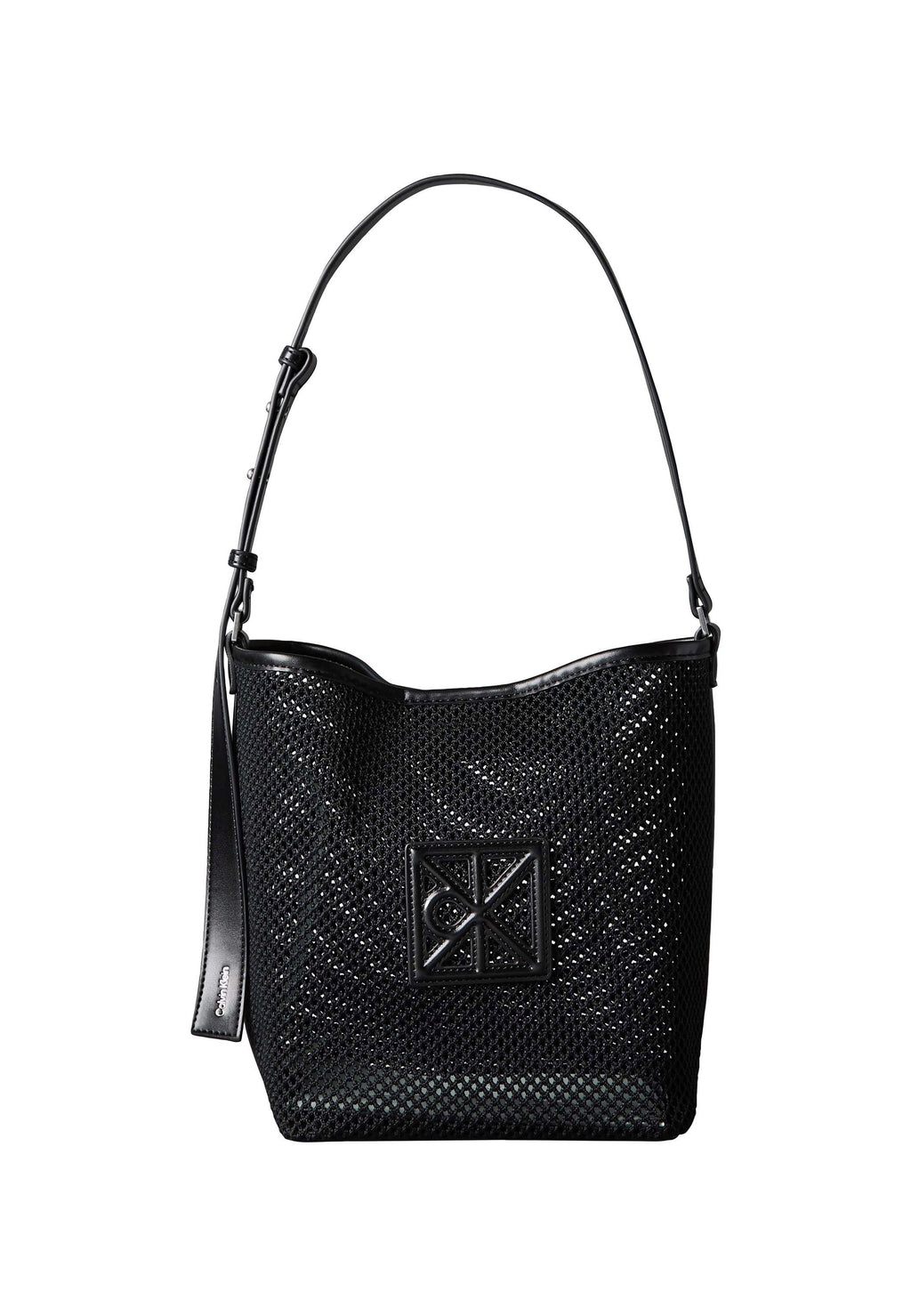 EMBLEM BUCKET - Handbag - black