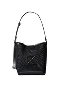 EMBLEM BUCKET - Handbag - black