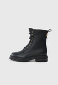 Lace-up ankle boots - black