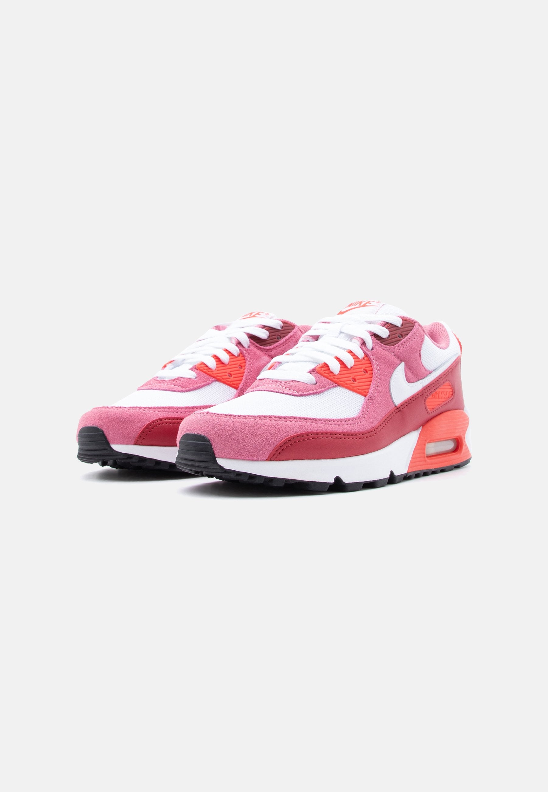 AIR MAX 90 - Trainers - peony/white/light crimson/team crimson/black