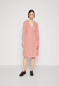 SEAL KNEE DRESS - Day dress - varsity seal/daring scarlet