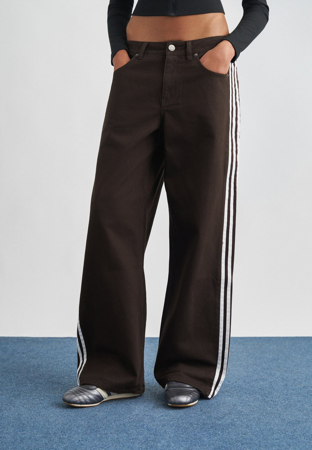 FIREBIRD JEANS - Wide Leg - aurora coffee