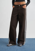 FIREBIRD JEANS - Wide Leg - aurora coffee