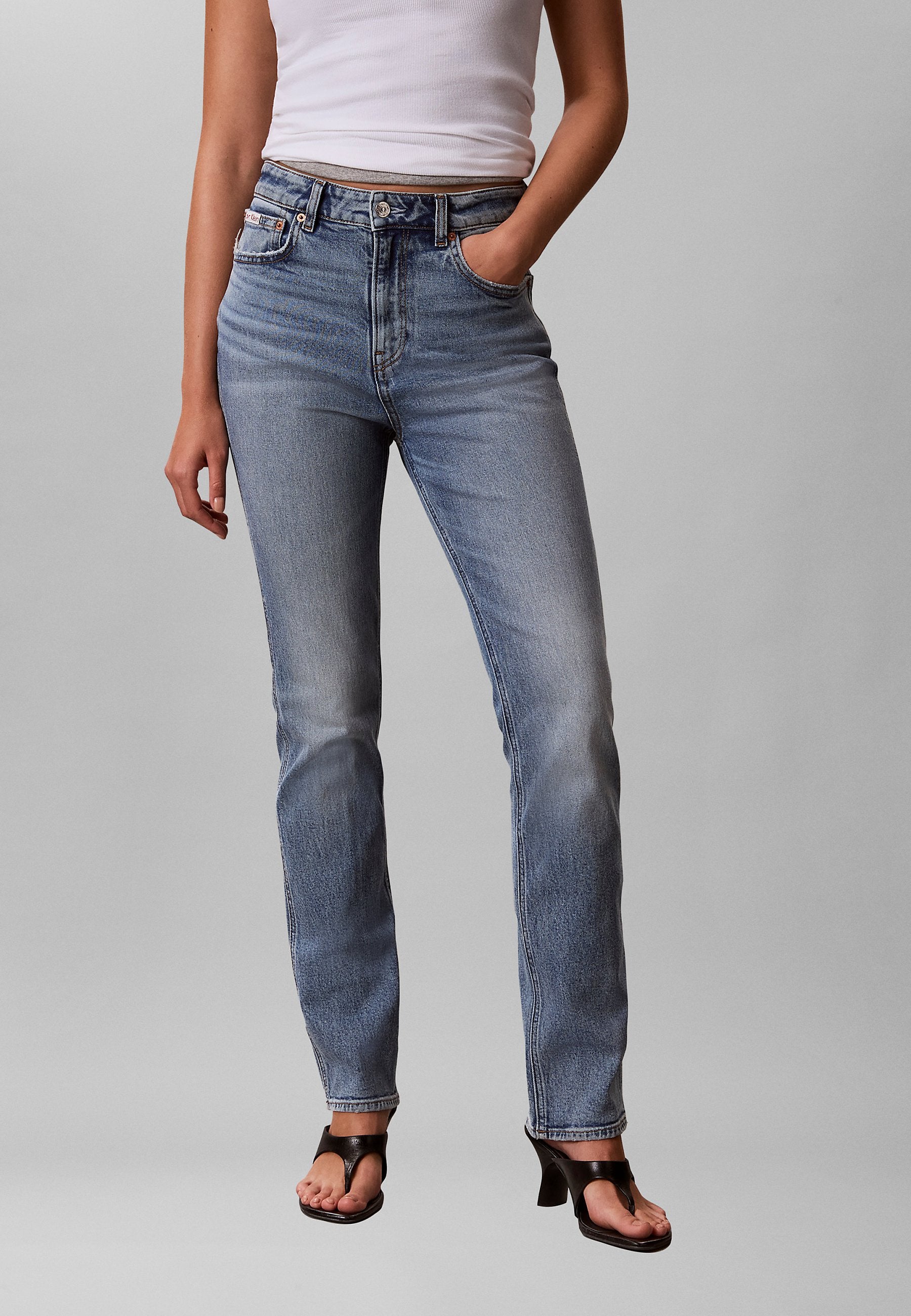 THE BROOKE JEAN VINTAGE MOSS - Slim fit jeans - vintage moss