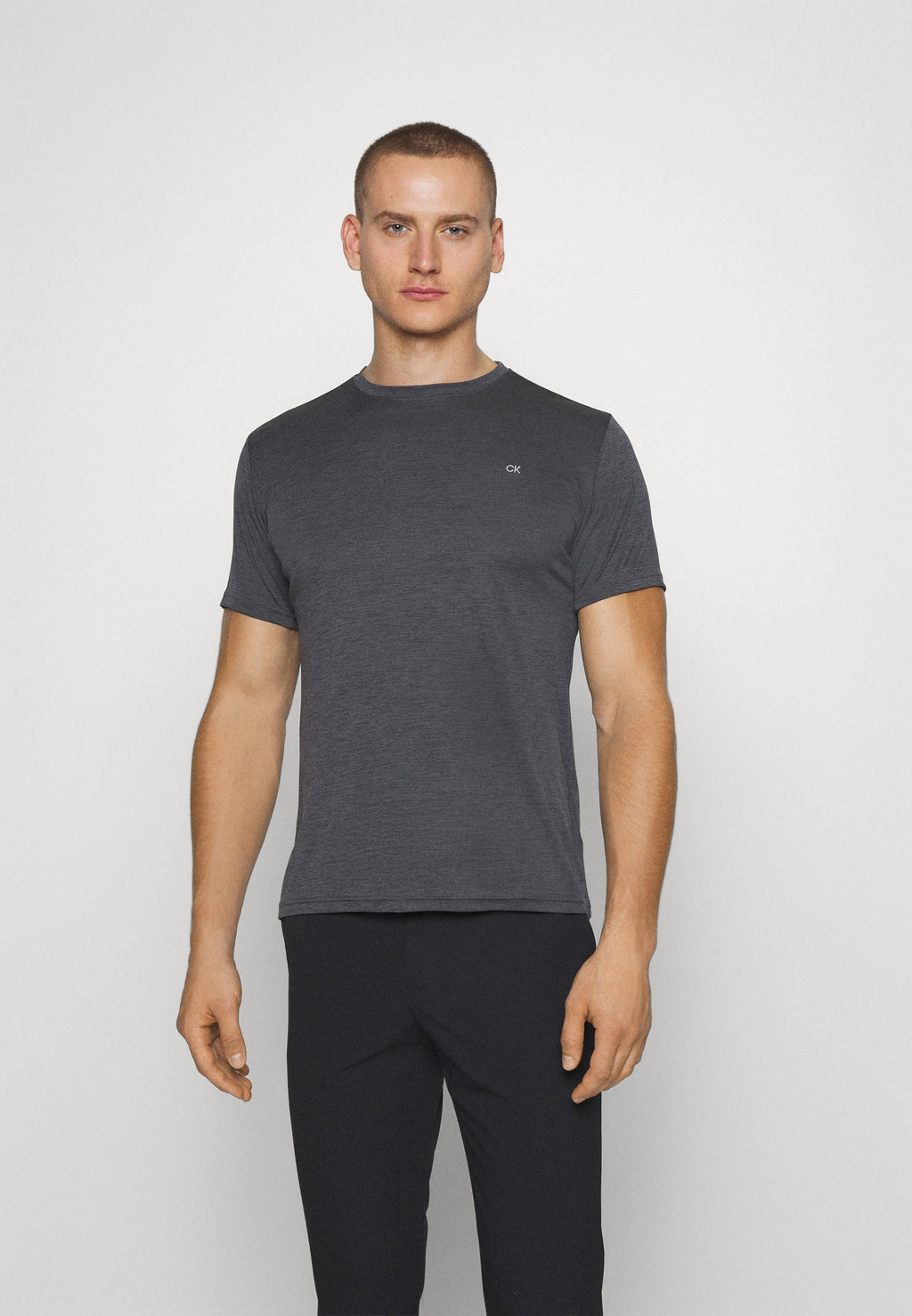 TEE CLASSIC 2'Lİ PAKET - Spor Tişörtü - siyah/gri