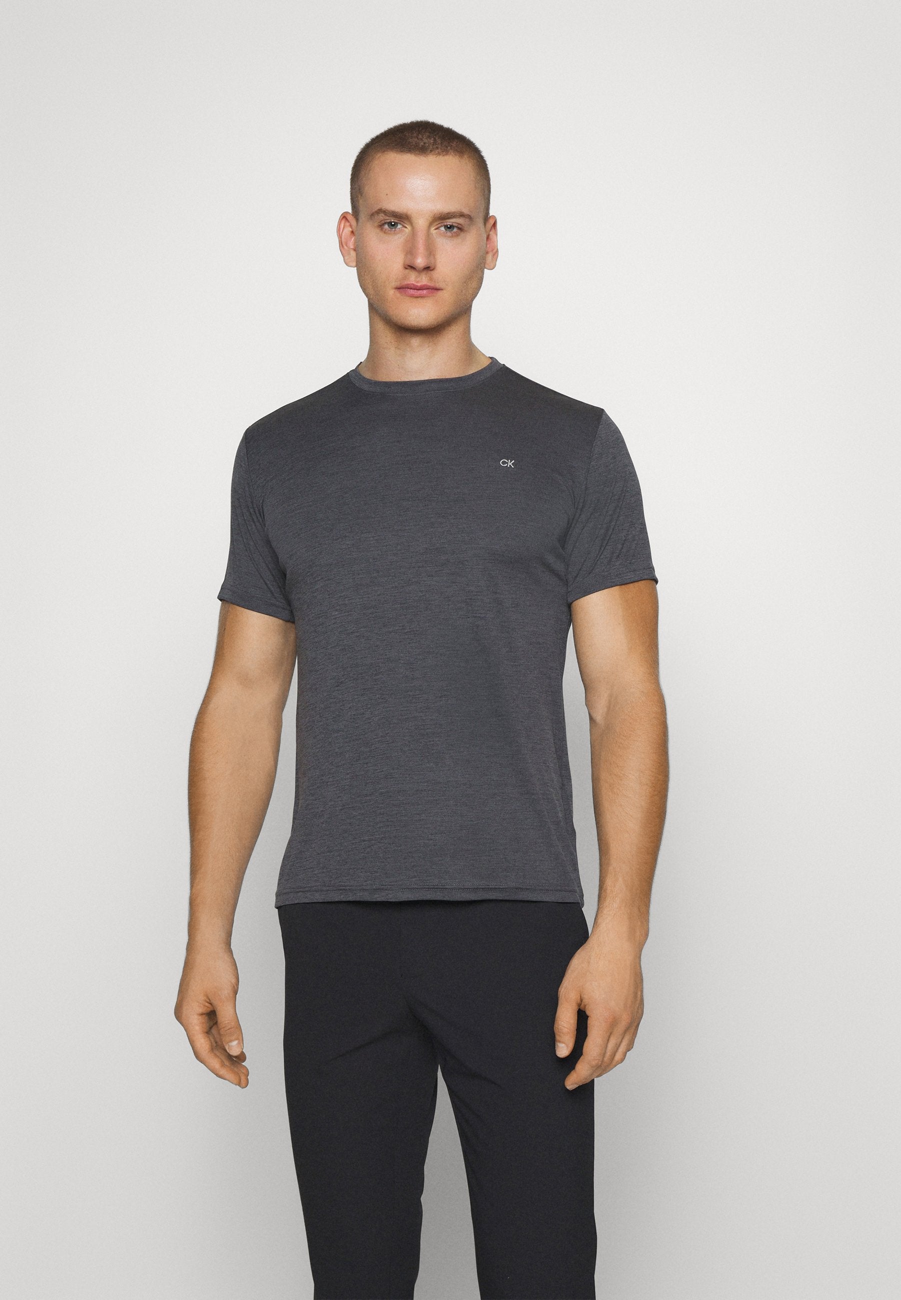 TEE CLASSIC 2'Lİ PAKET - Spor Tişörtü - siyah/gri