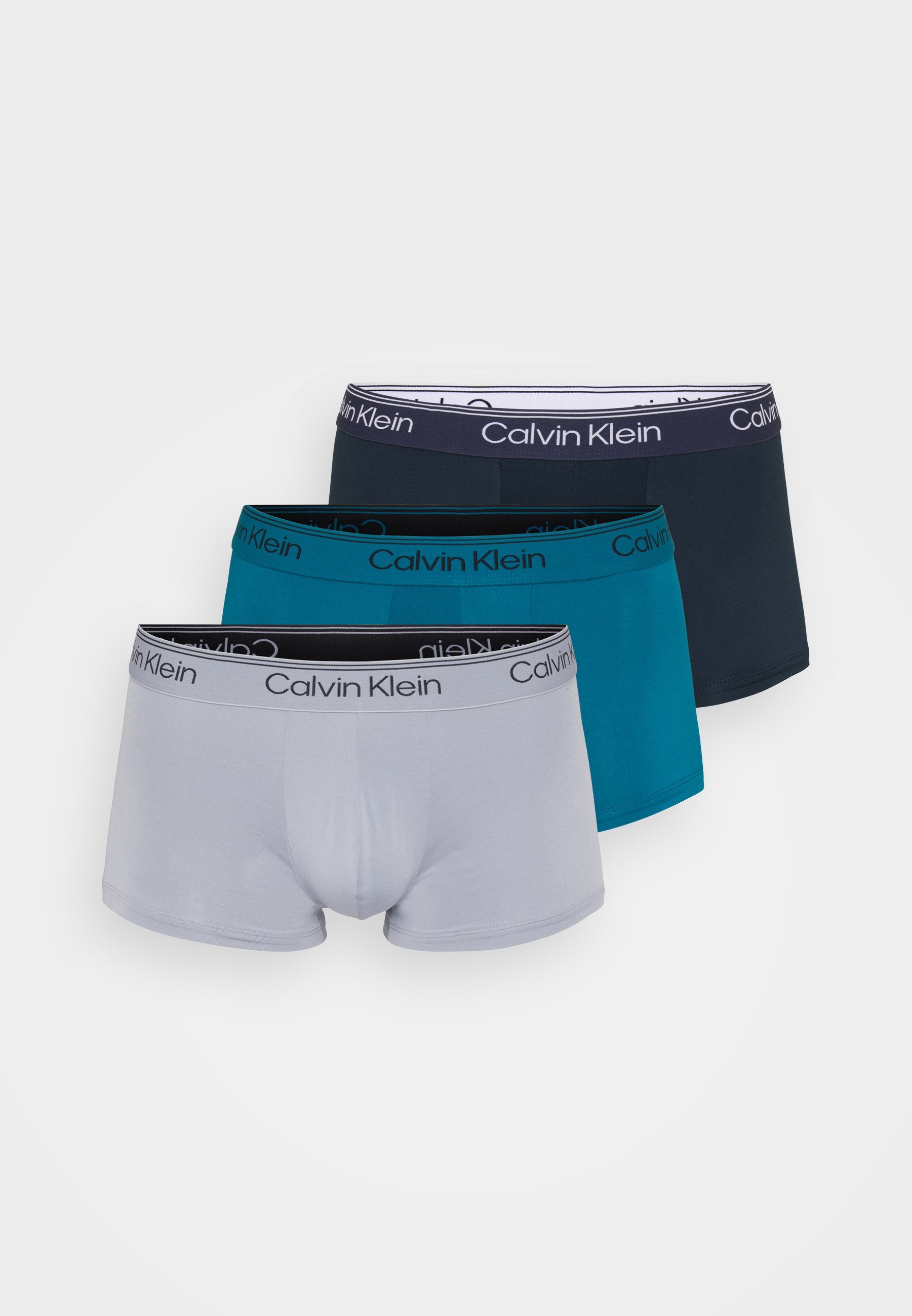 LOW RISE TRUNK 3 PACK MICROFIBER STRETCH - Trunks - sleet/teal marine/shoreline
