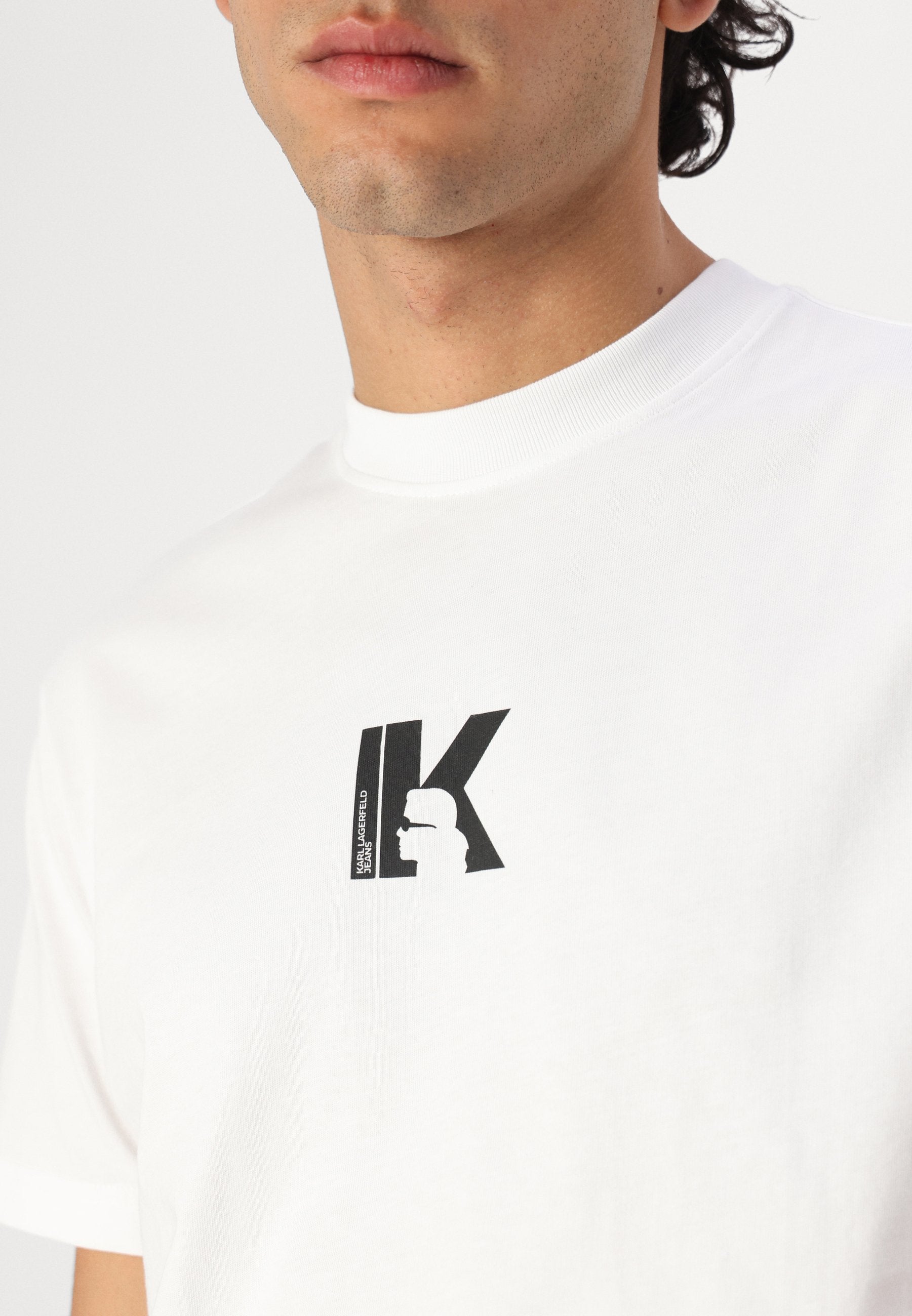 TEE-SHIRT LOGO - T-shirt imprimé - blanc