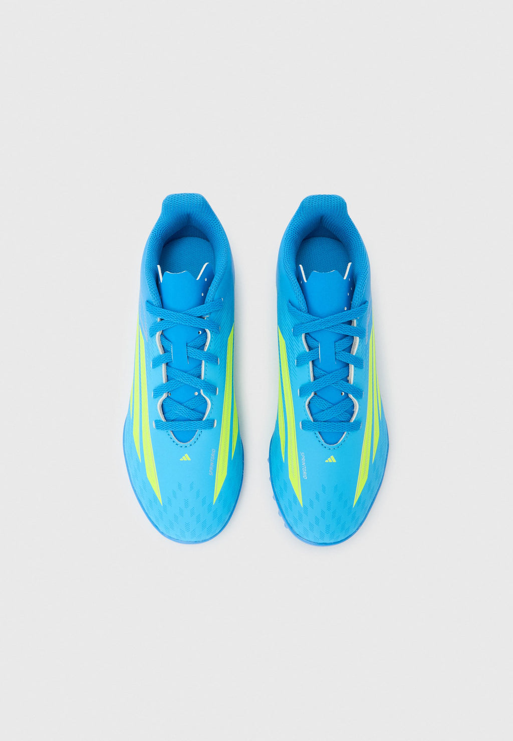 F50 CLUB UNISEX - Halı Saha Kramponu - lucid ray blue/team solar yellow/lucid aquamarine