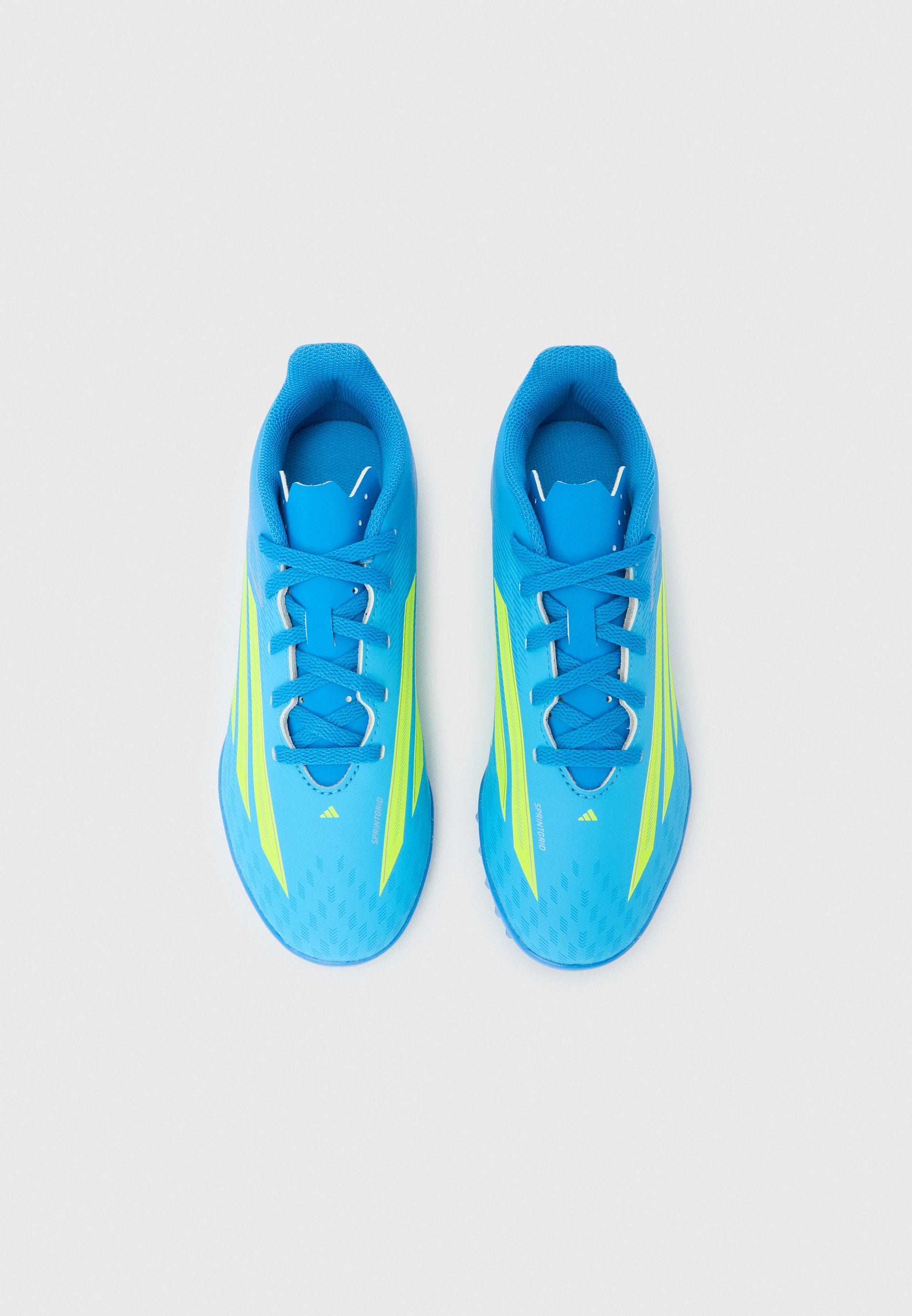 F50 CLUB UNISEX - Halı Saha Kramponu - lucid ray blue/team solar yellow/lucid aquamarine