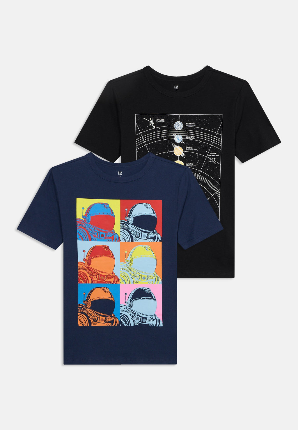 GRAPHIC 2 PACK - Print T-shirt - dark blue/ multi-coloured/ black
