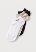 MINIPATTERN 3 PACK - Sneaker socks - black
