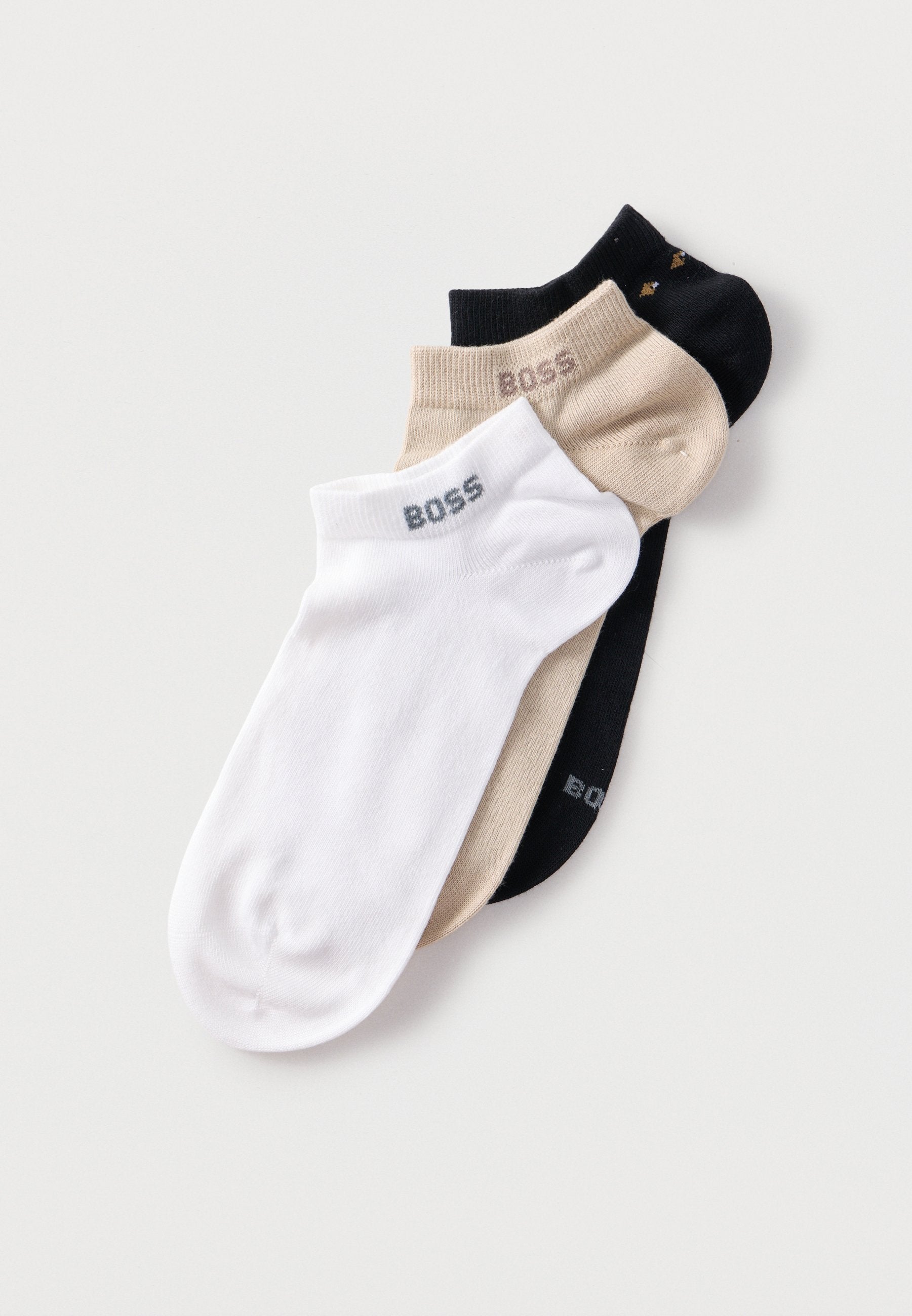 MINIPATTERN 3 PACK - Sneaker socks - black