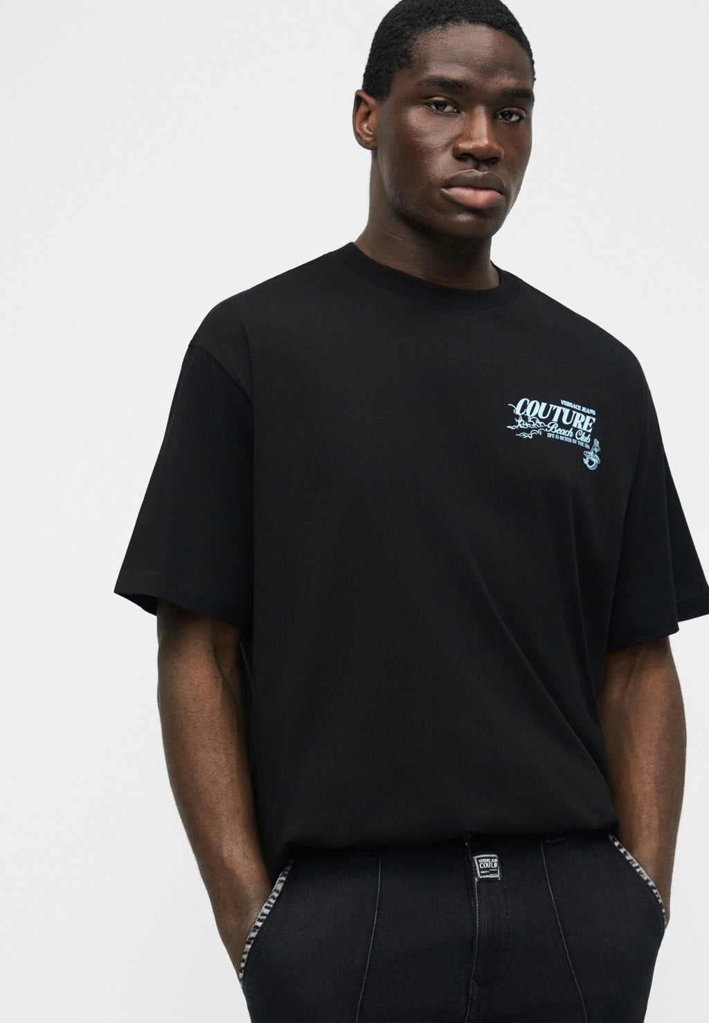 Print T-shirt - black