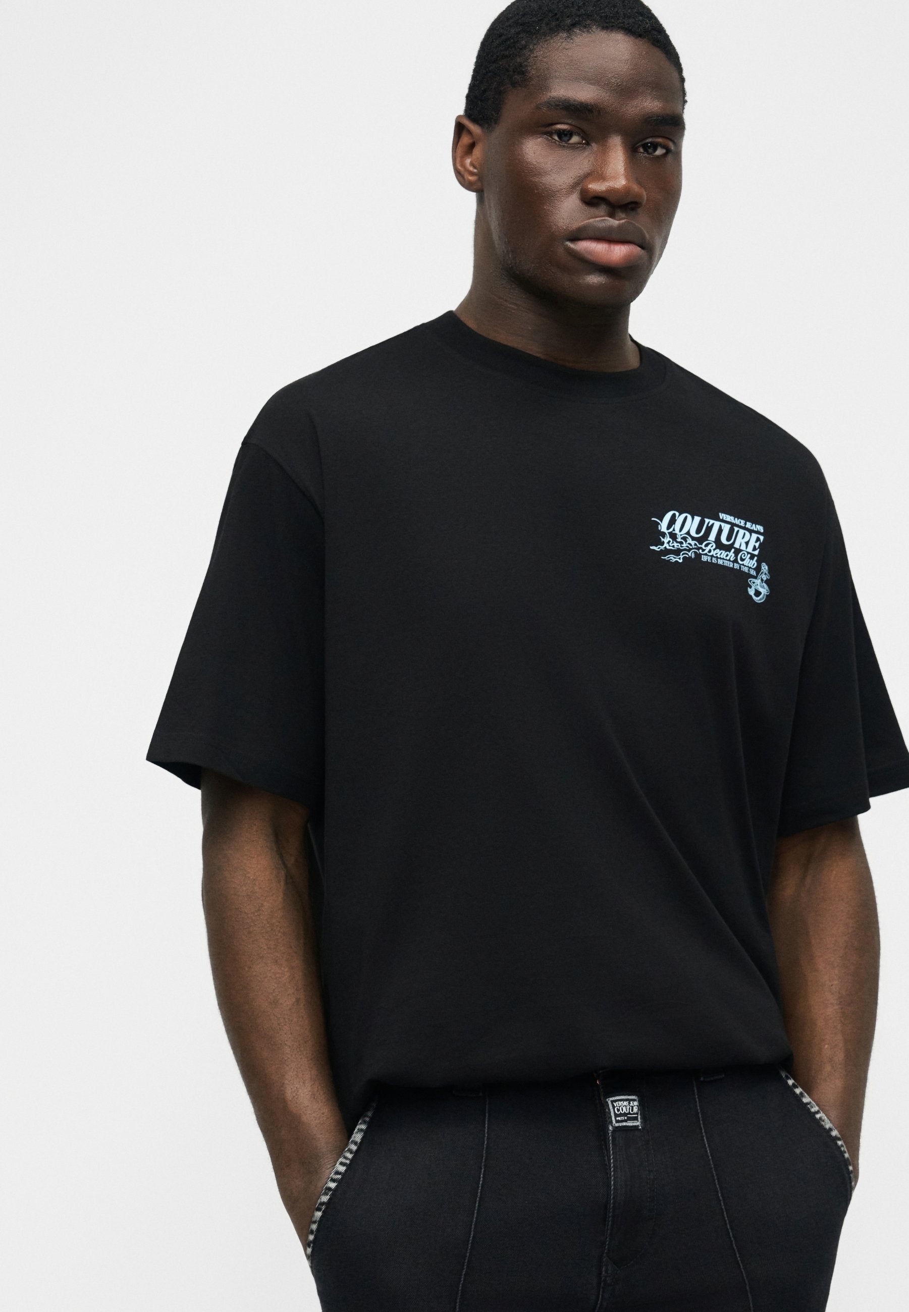 Print T-shirt - black