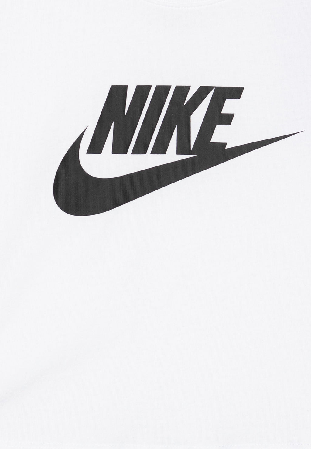 TEE CROP FUTURA - Print T-shirt - white