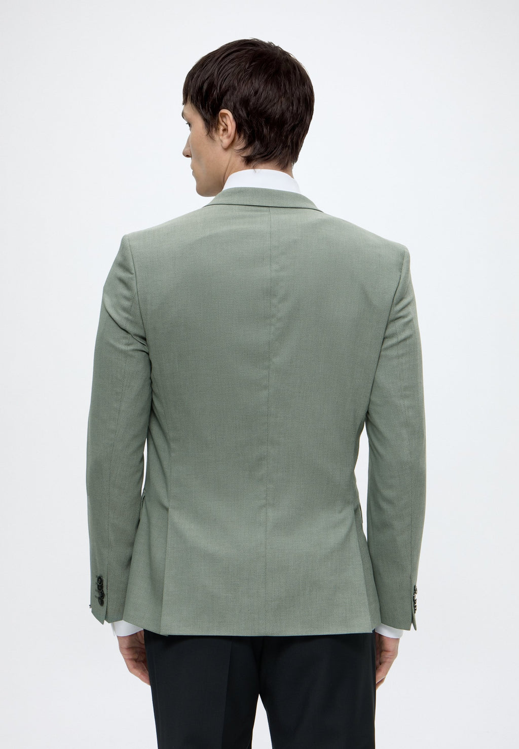 HENRY - Blazer jacket - open green