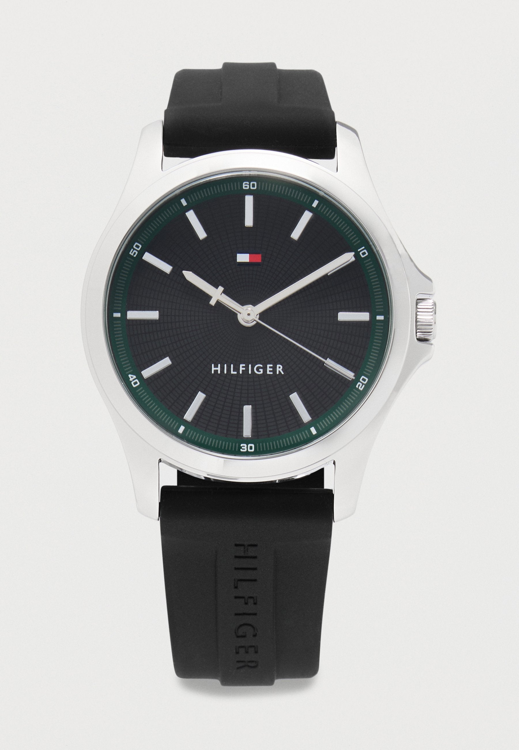 BRUCE - Watch - black/silver-coloured