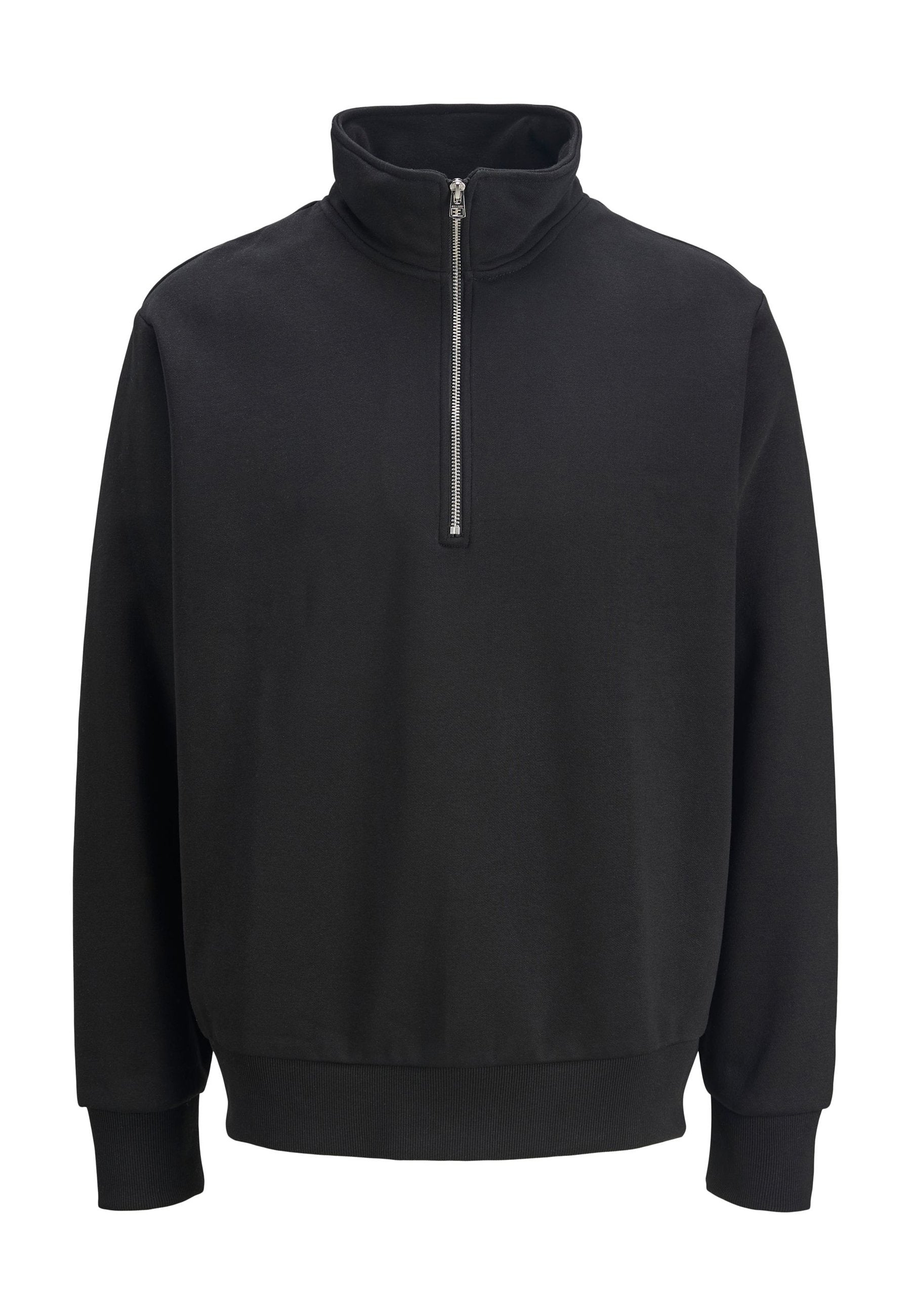 Half zip Plain Half zip - Sweatshirt - black