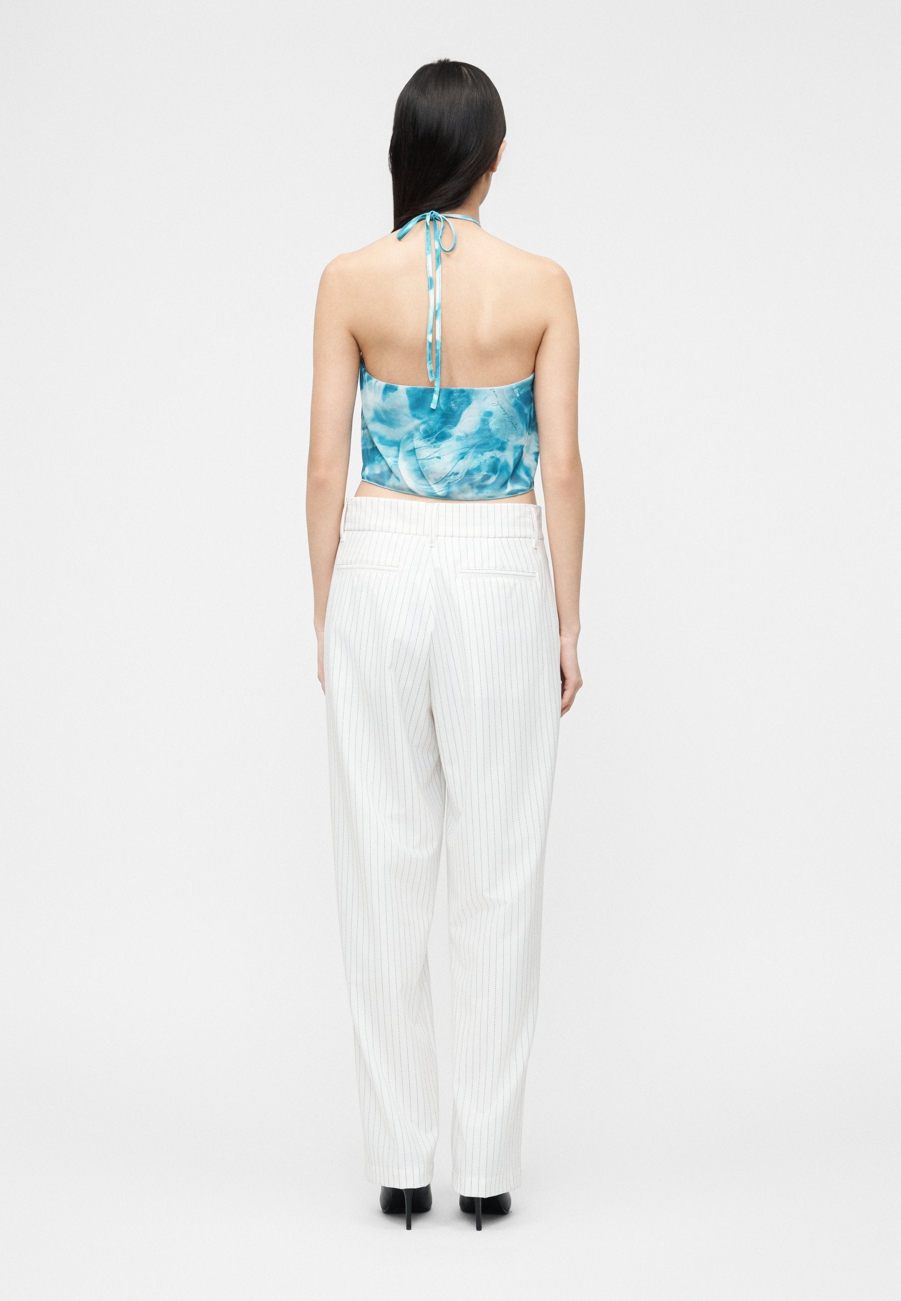 DRAPE - Top - blue atoll