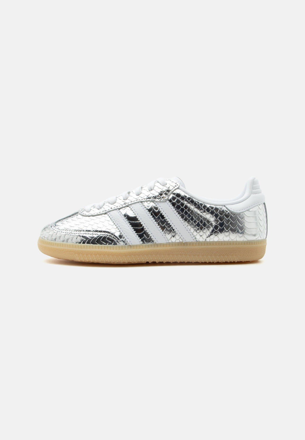 SAMBA - Trainers - silver-coloured metallic/footwear white