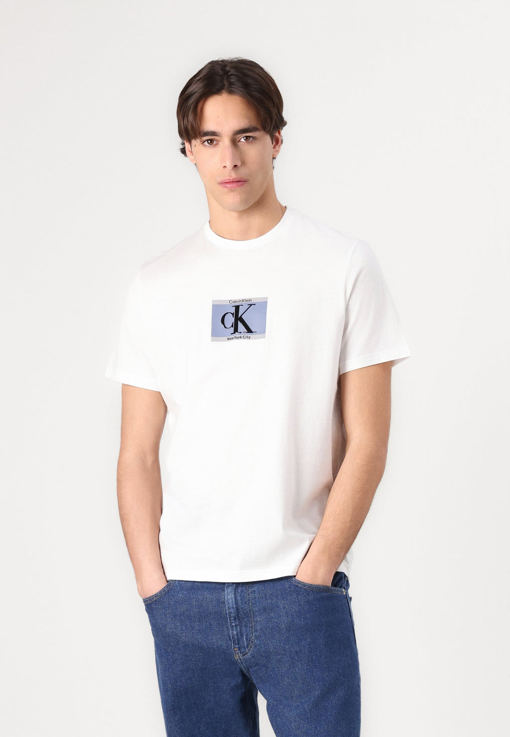 UNISEX - Print T-shirt - bright white