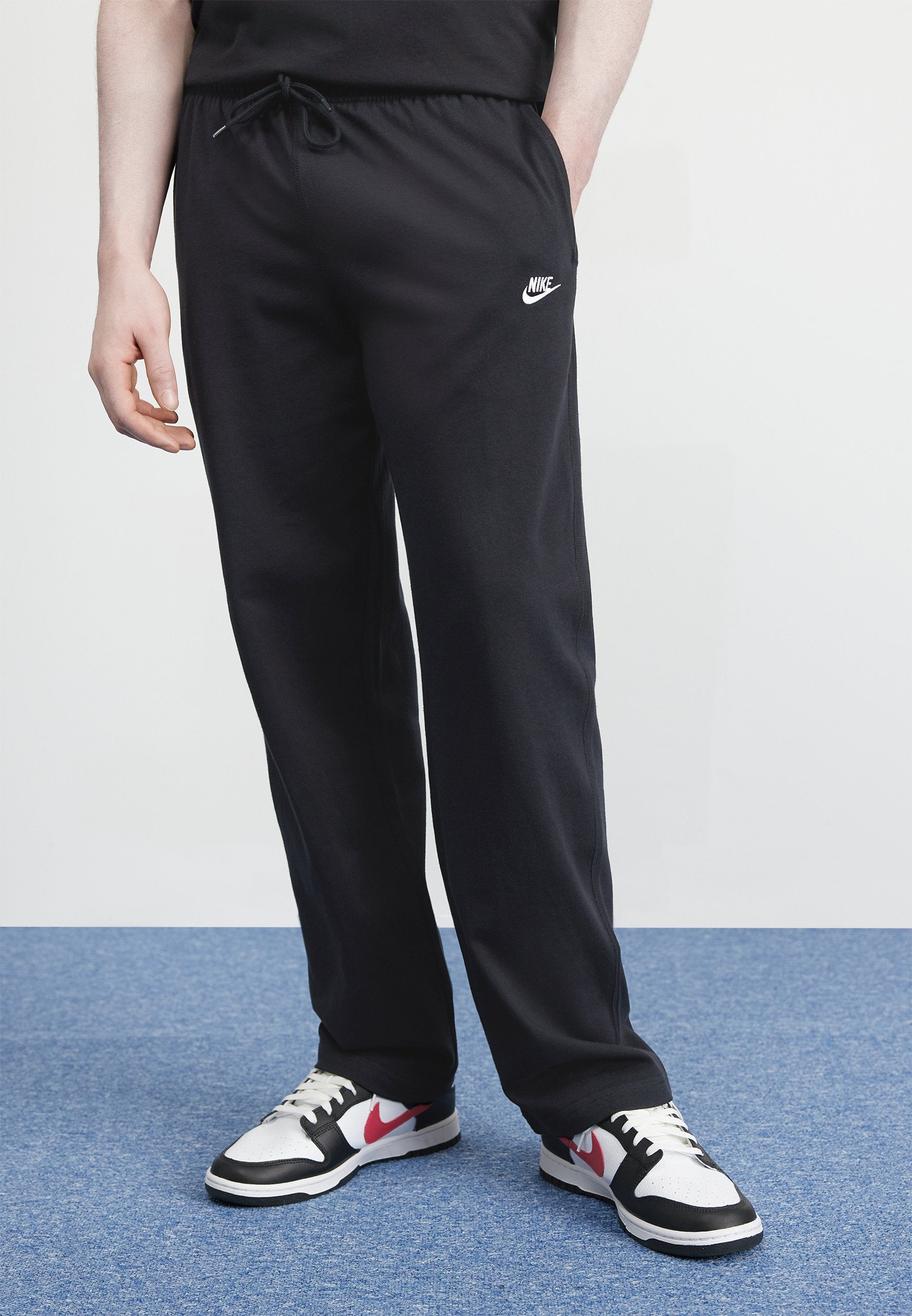 Tracksuit bottoms - black/(white)