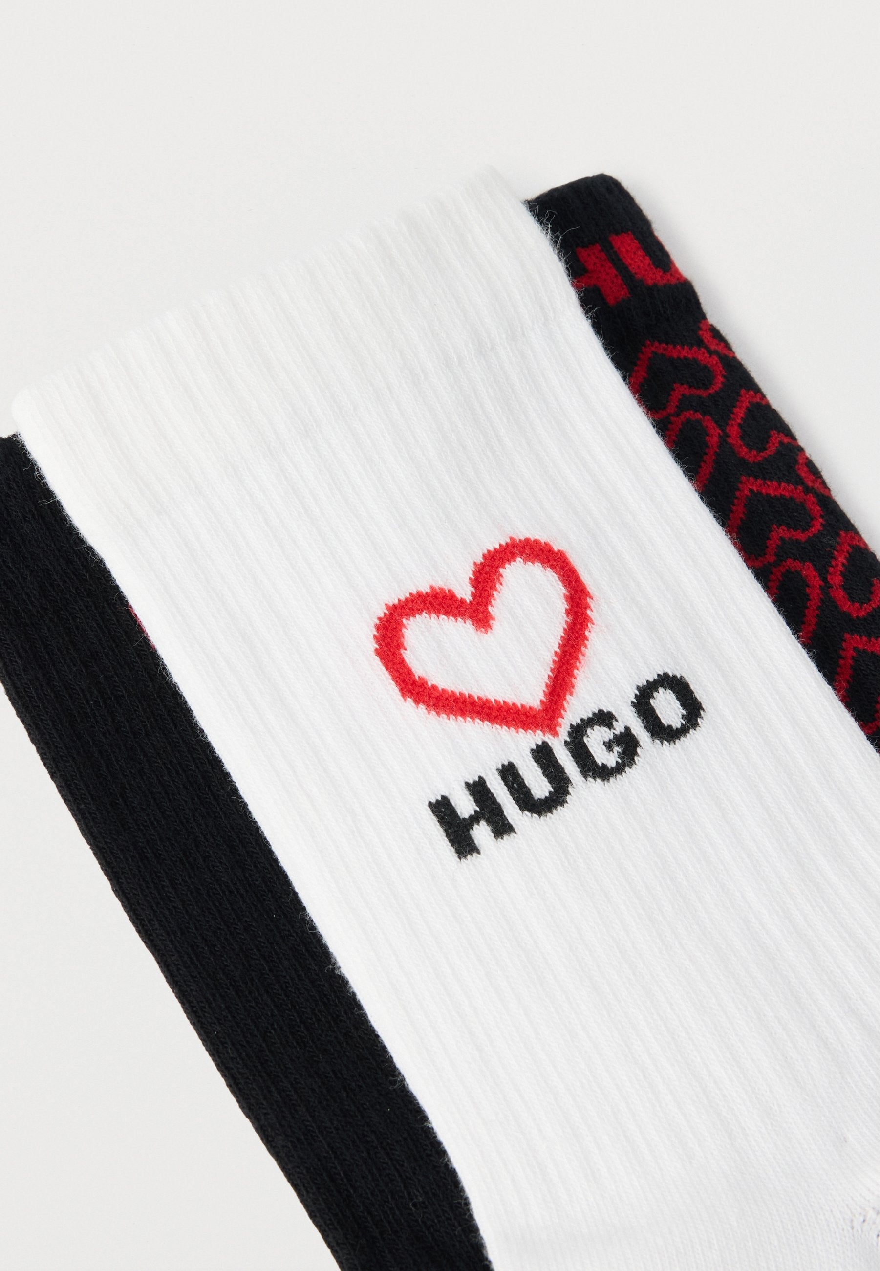 VALENTINE 3 PACK - Socks - black/white/red