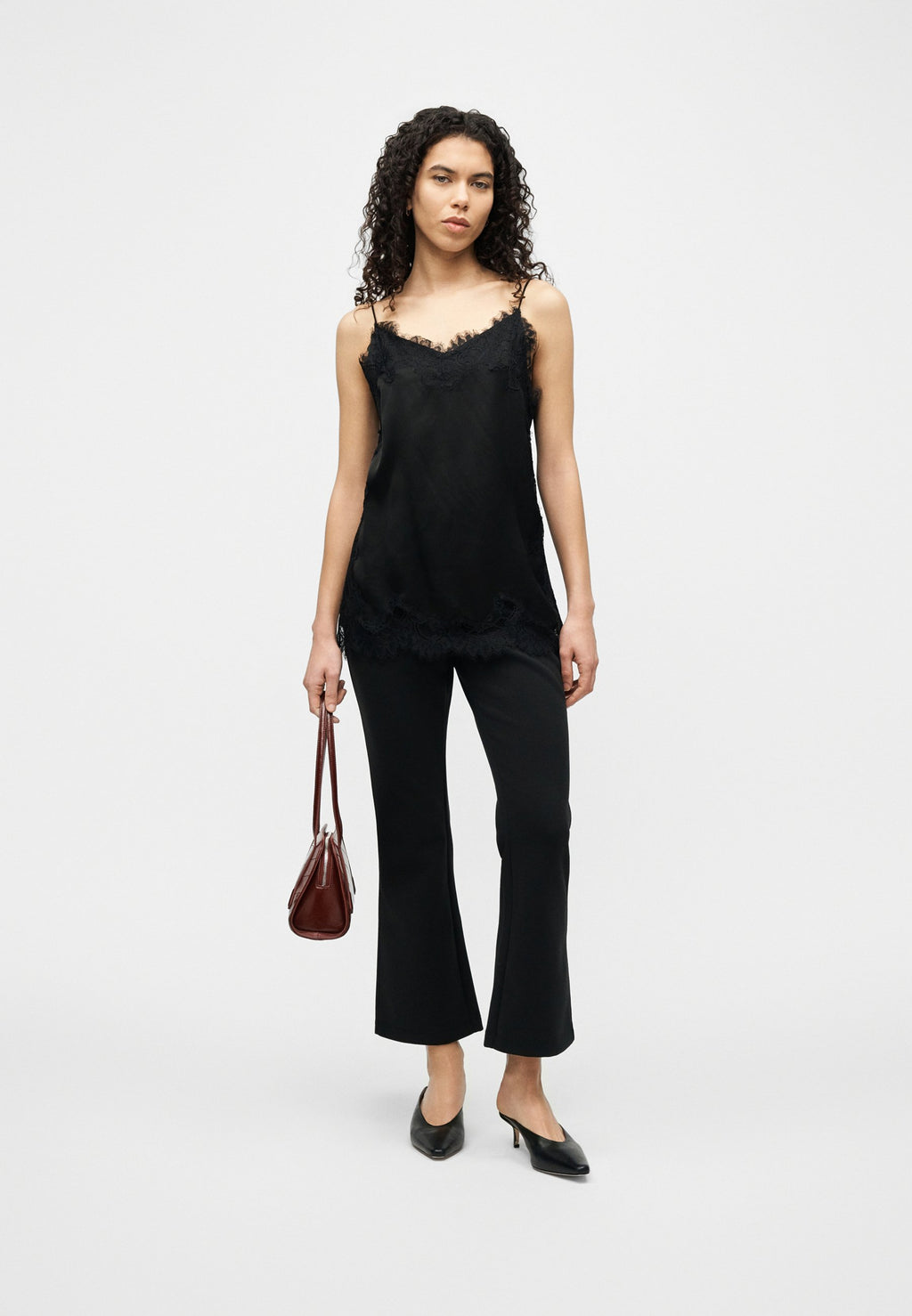 SPACER FIT FLARE PANT - Trousers - black