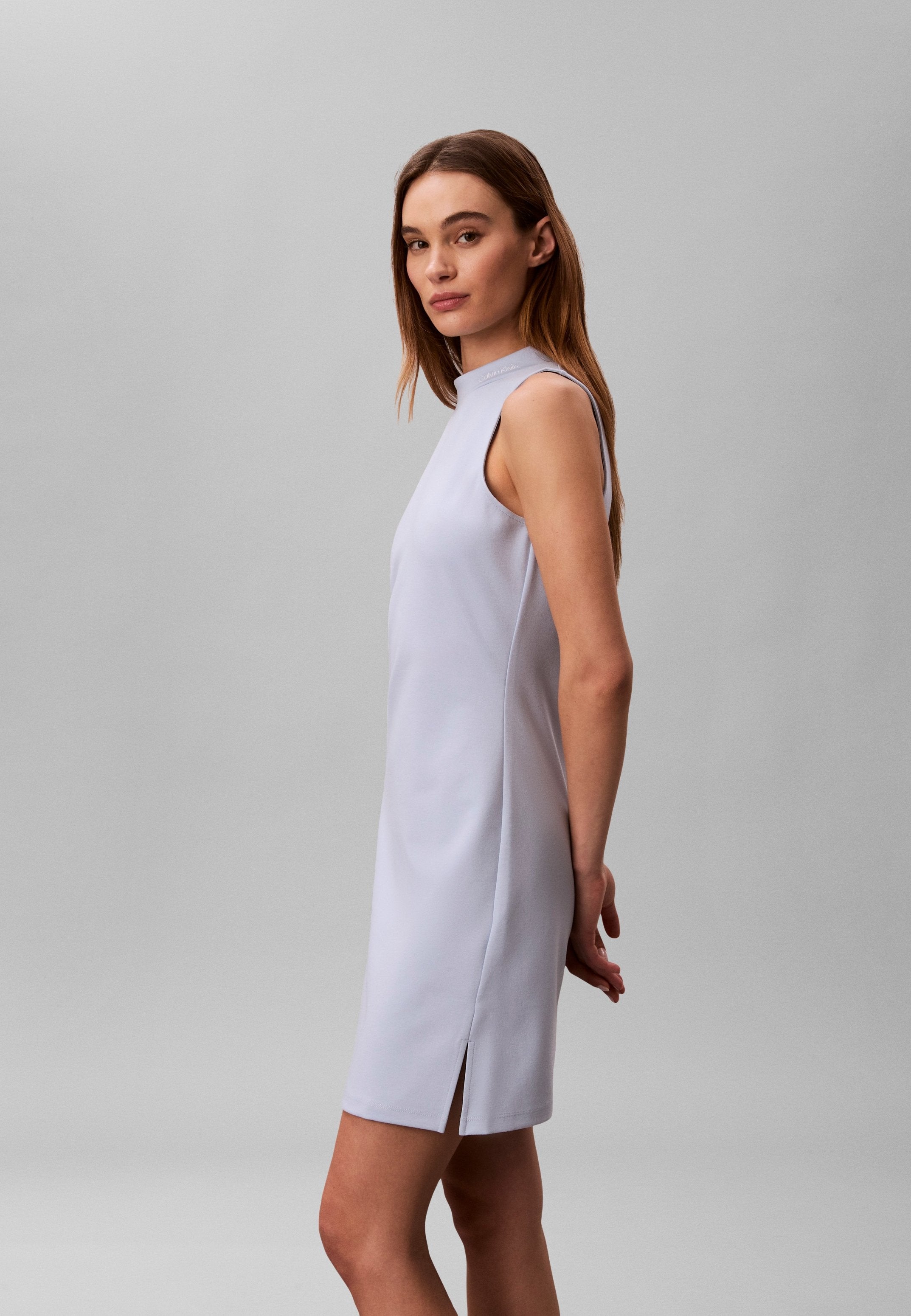 INTERLOCK - Jersey dress - breezy blue