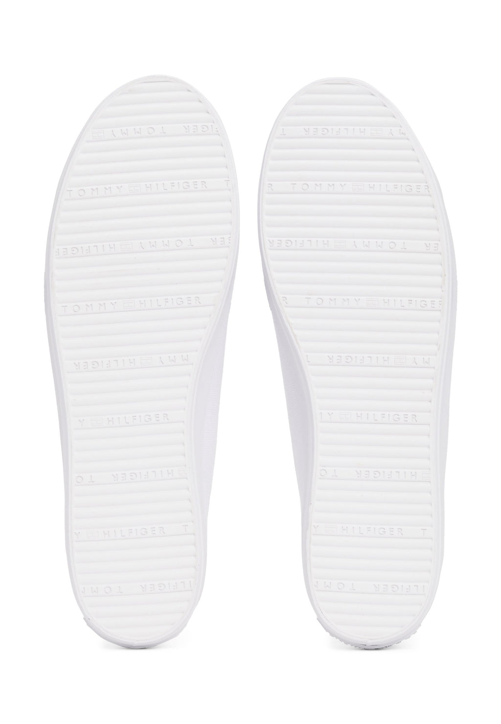 METALLIC HEEL CANVAS TRAINERS - Trainers - white