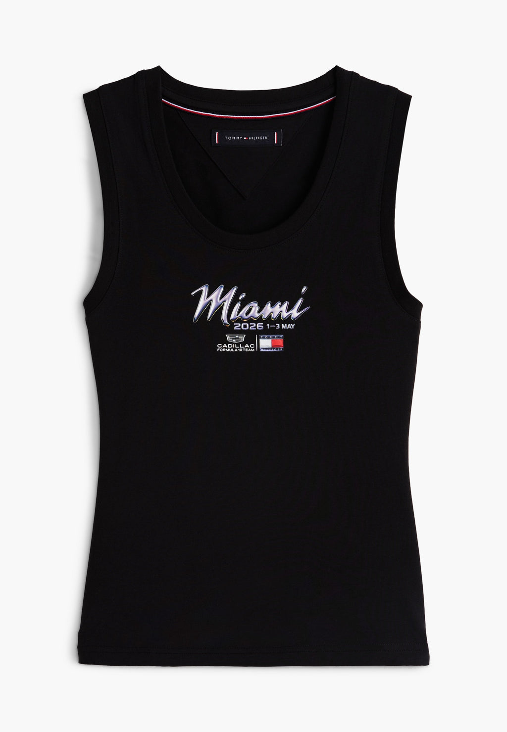 تي شيرت TH X CADILLAC FORMULA 1 TEAM MIAMI - توب - أسود
