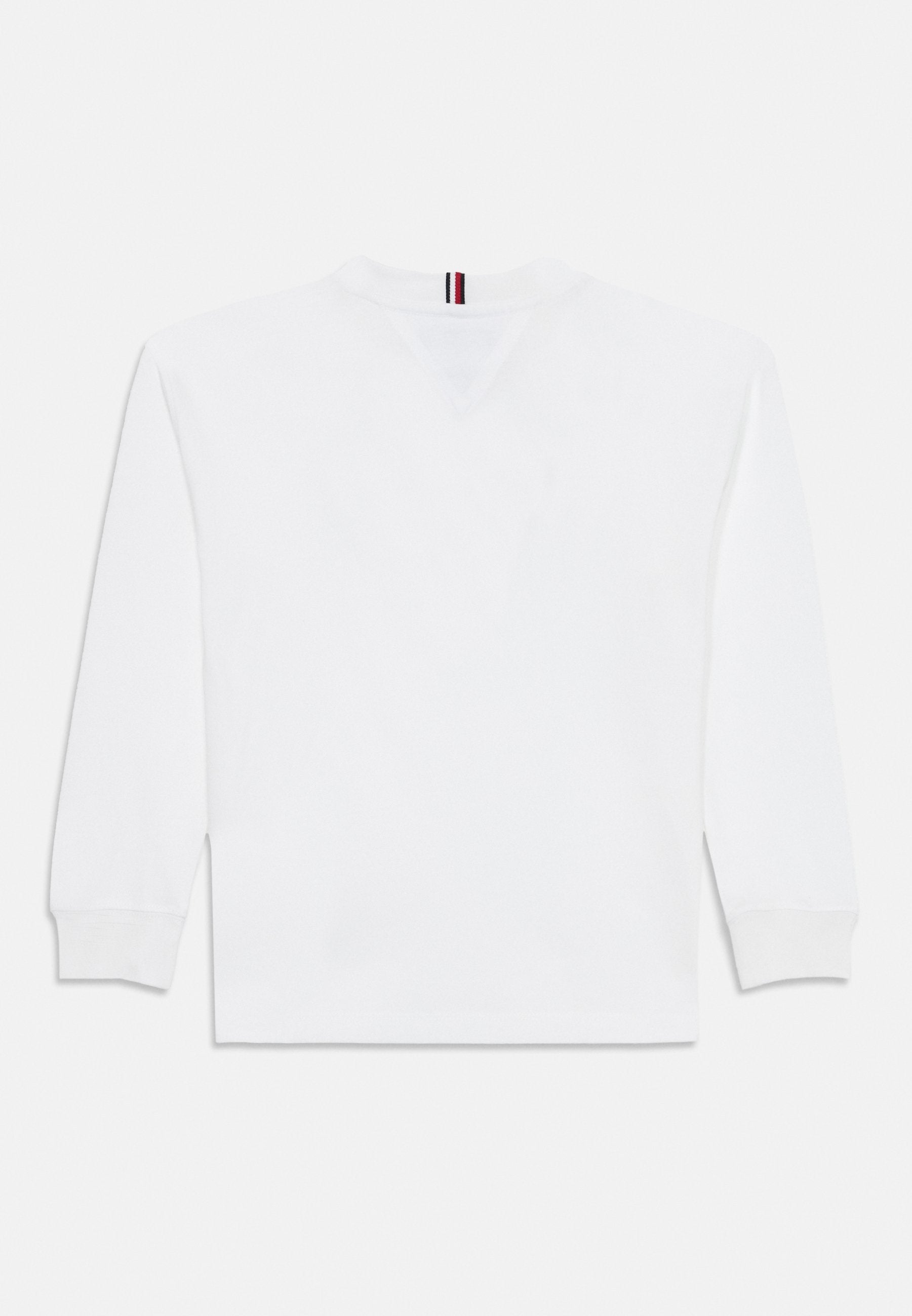 LOGO PRINT LONG SLEEVE T-SHIRT - Long sleeved top - white