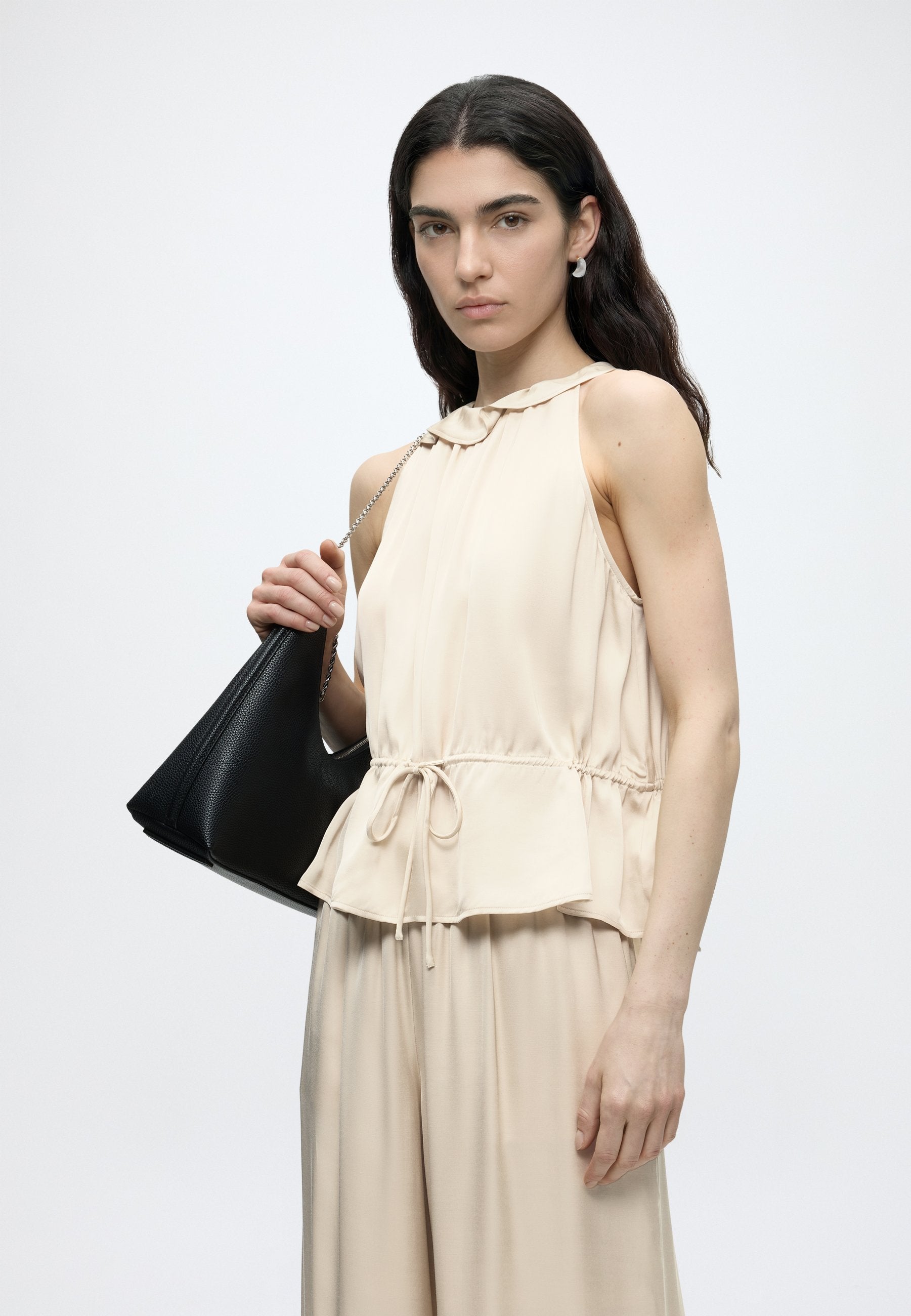 TALIA - Trousers - open beige