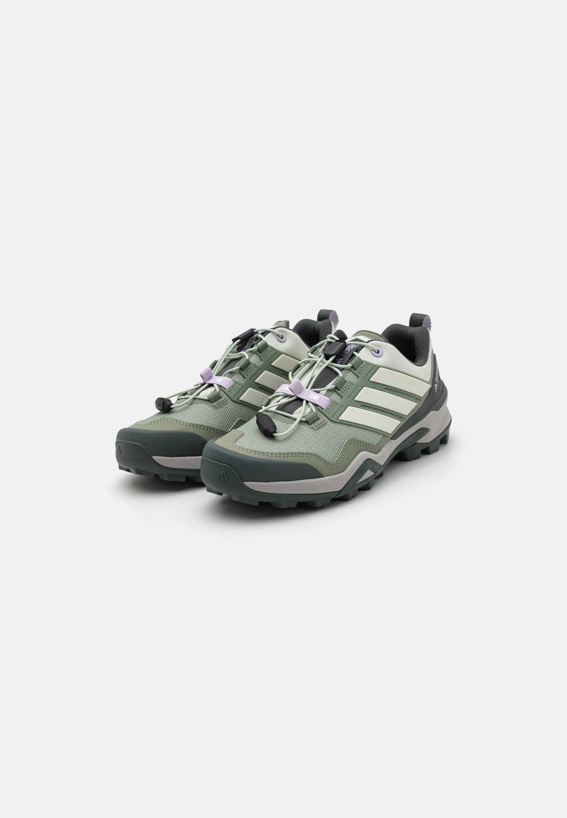 TERREX SKYCHASER - Chaussures de randonnée - vert lin/blanc cassé/silver dawn