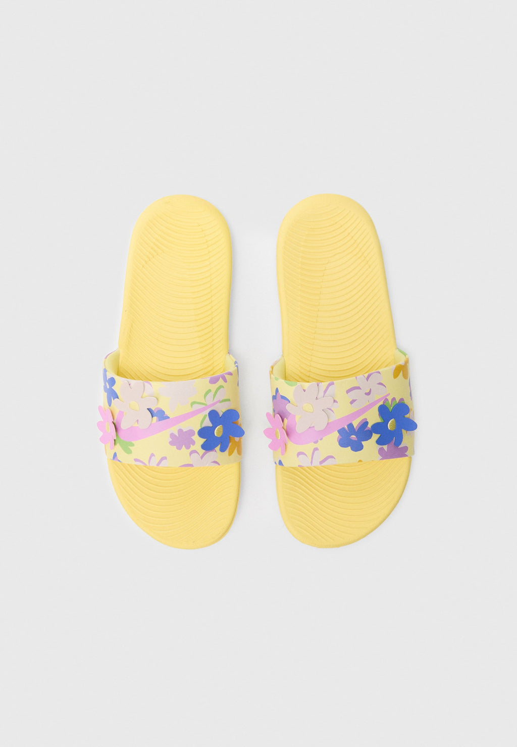 KAWA SLIDE UNISEX - Havuz terliği - yumuşak sarı/eflatun/çamur kırmızısı/safir