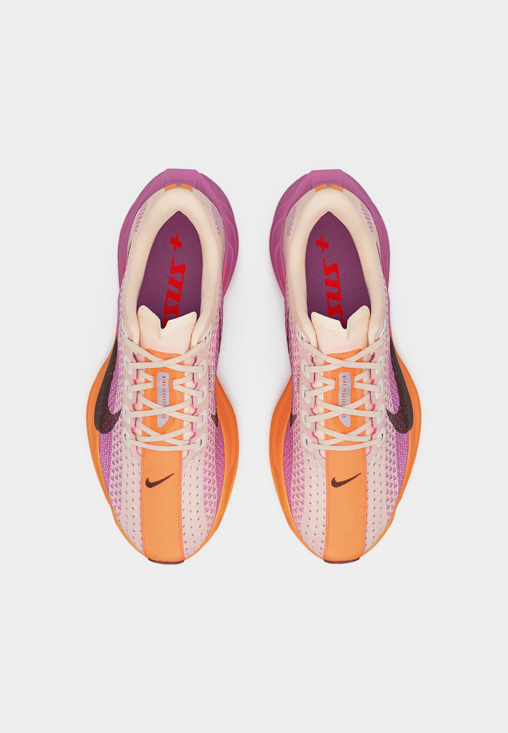PEGASUS PLUS - Road running shoes - chalk/tattoo/light magenta/bright crimson/orange pulse