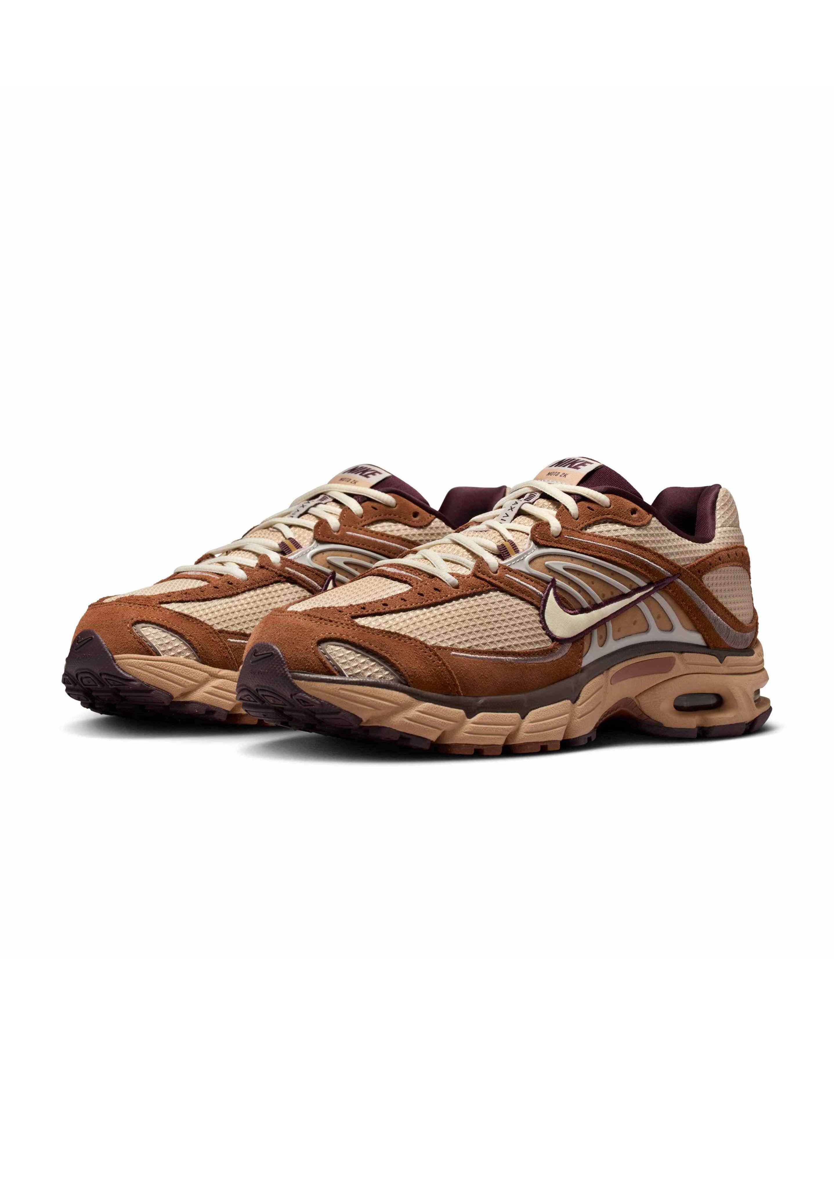 AIR MAX MOTO 2K XMFW - Baskets - lt british tan/coconut milk cream ii linen mink brown burgundy crush