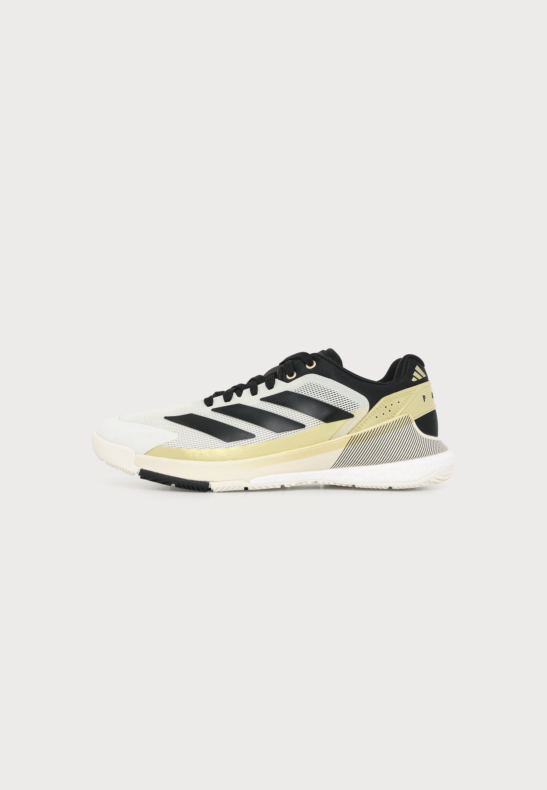 CRAZYQUICK BOOST PADEL - Padel shoes - off white/core black/gold metallic