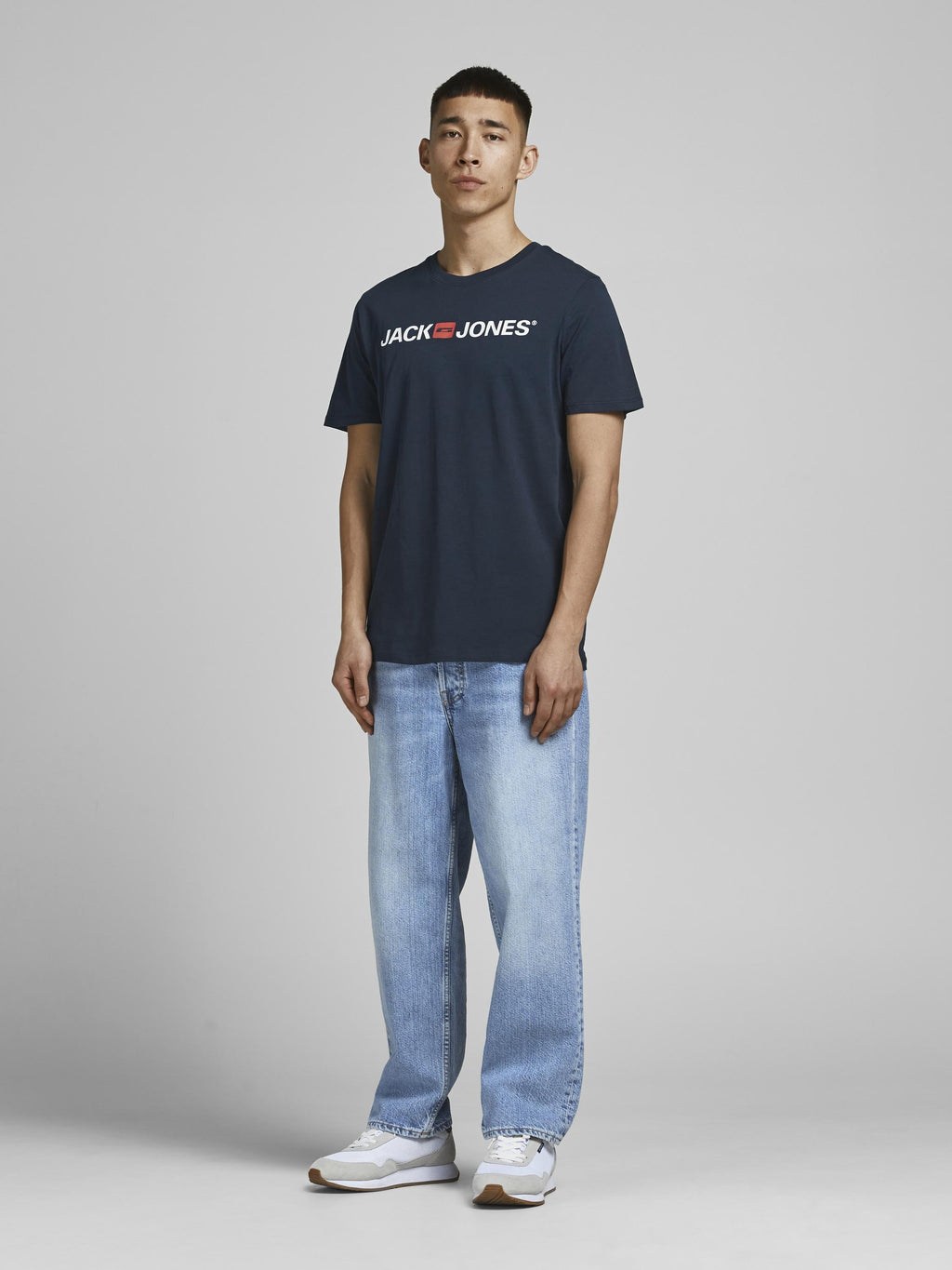 JJECORP LOGO TEE SS CREW NECK NOOS - Print T-shirt - navy blazer